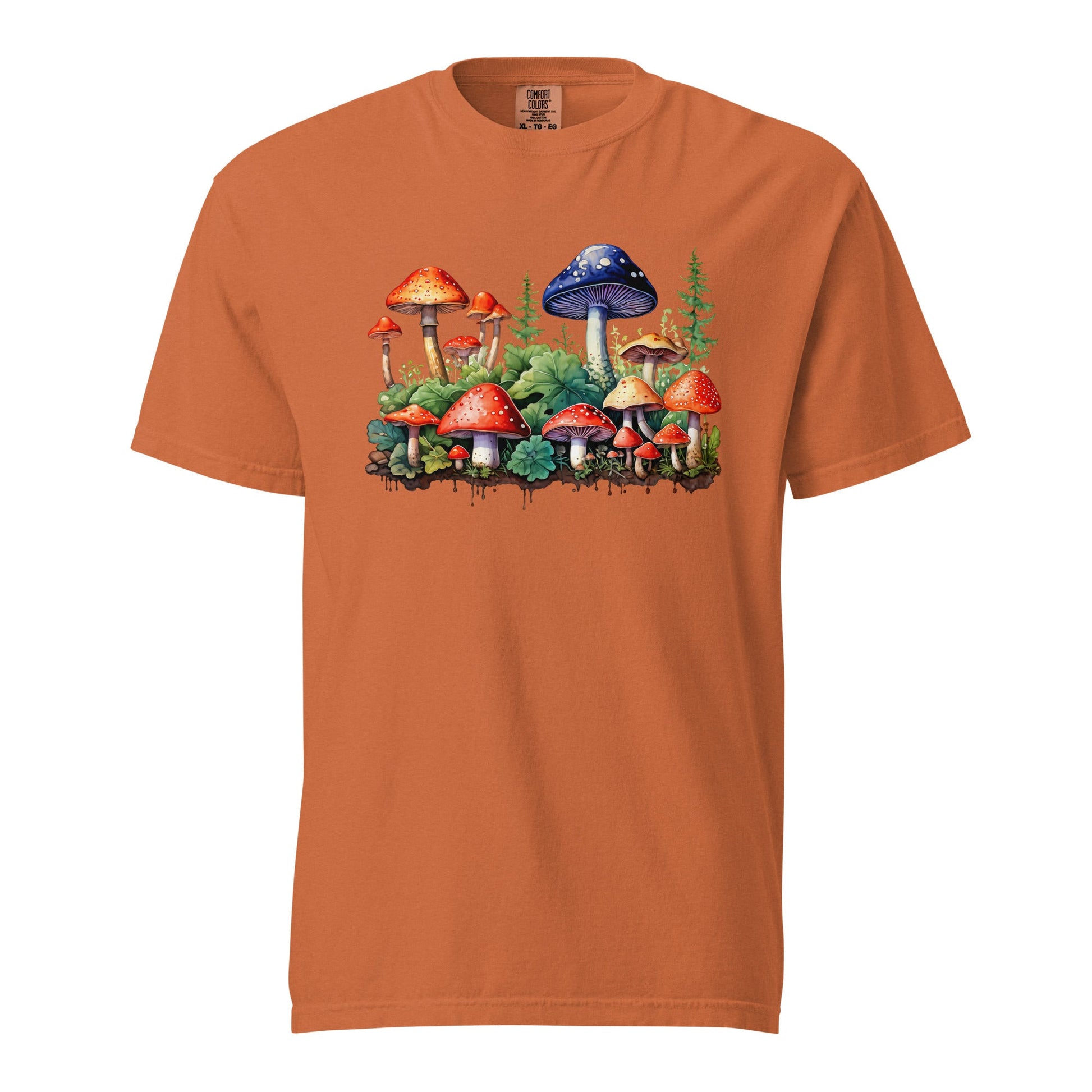 Mushroom Forest Watercolor Art Women's (Unisex) Premium Tee - Women's Shirts - Discovery Co.