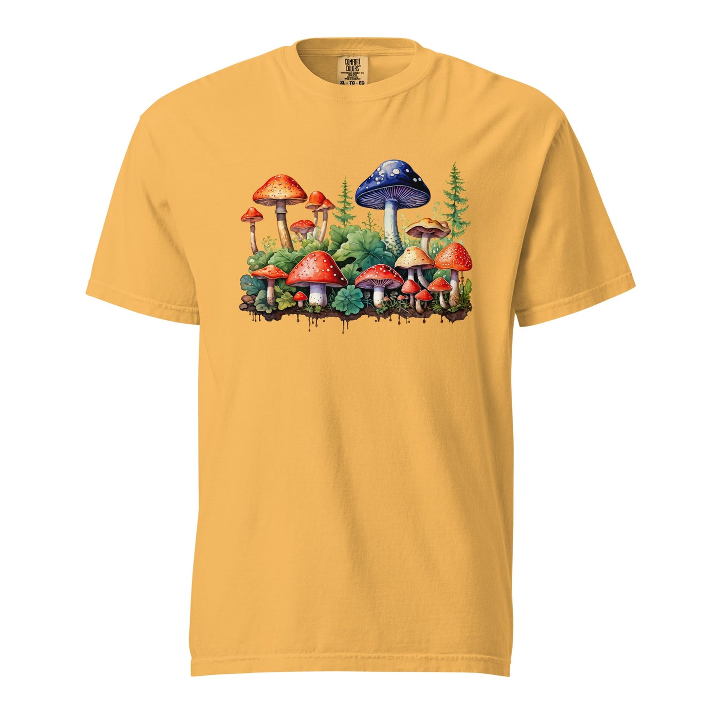 Mushroom Forest Watercolor Art Women's (Unisex) Premium Tee - Women's Shirts - Discovery Co.