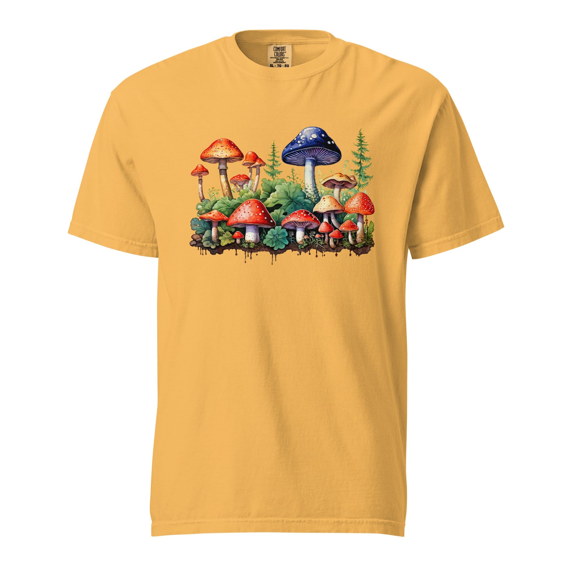 Mushroom Forest Watercolor Art Women's (Unisex) Premium Tee - Women's Shirts - Discovery Co.