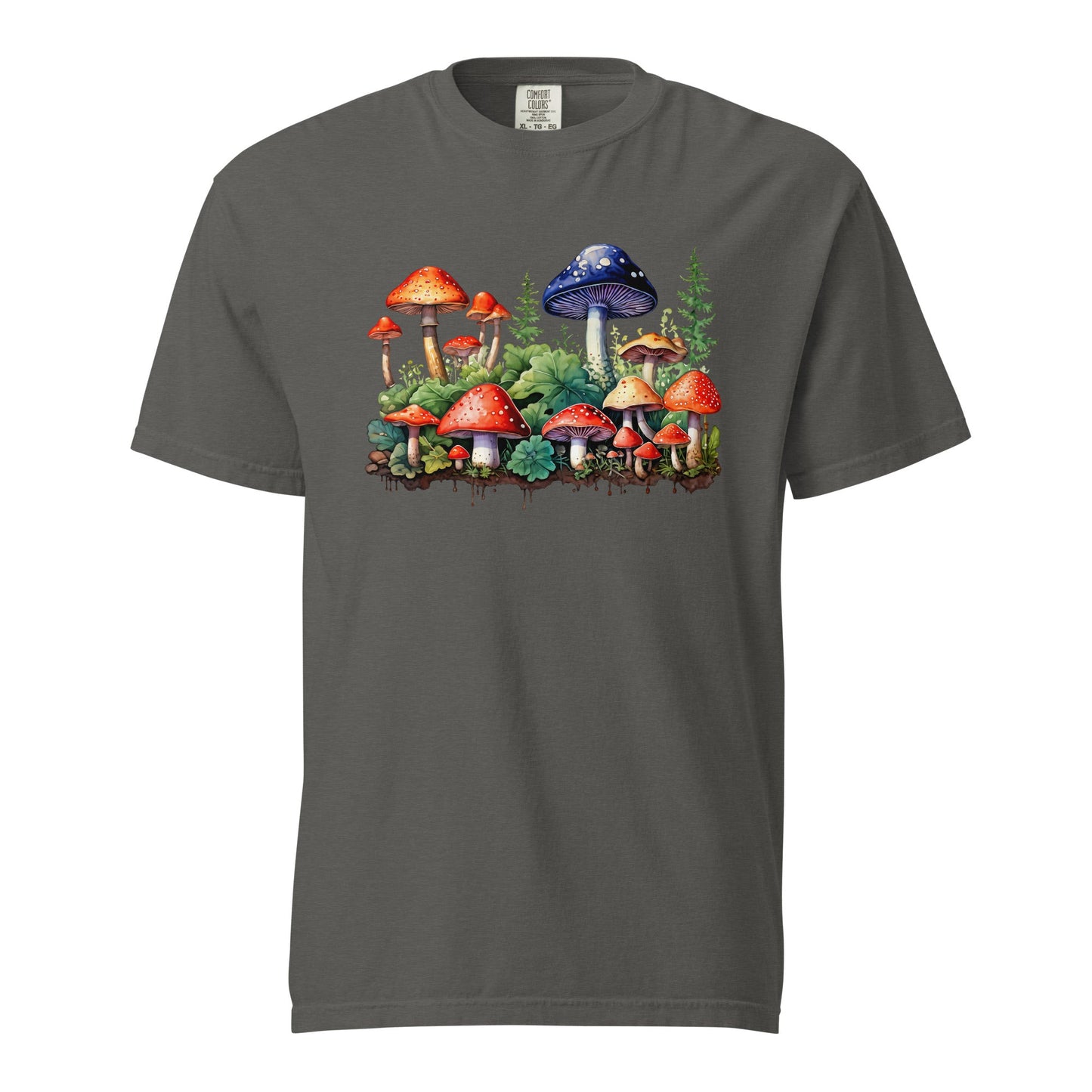 Mushroom Forest Watercolor Art Women's (Unisex) Premium Tee - Women's Shirts - Discovery Co.