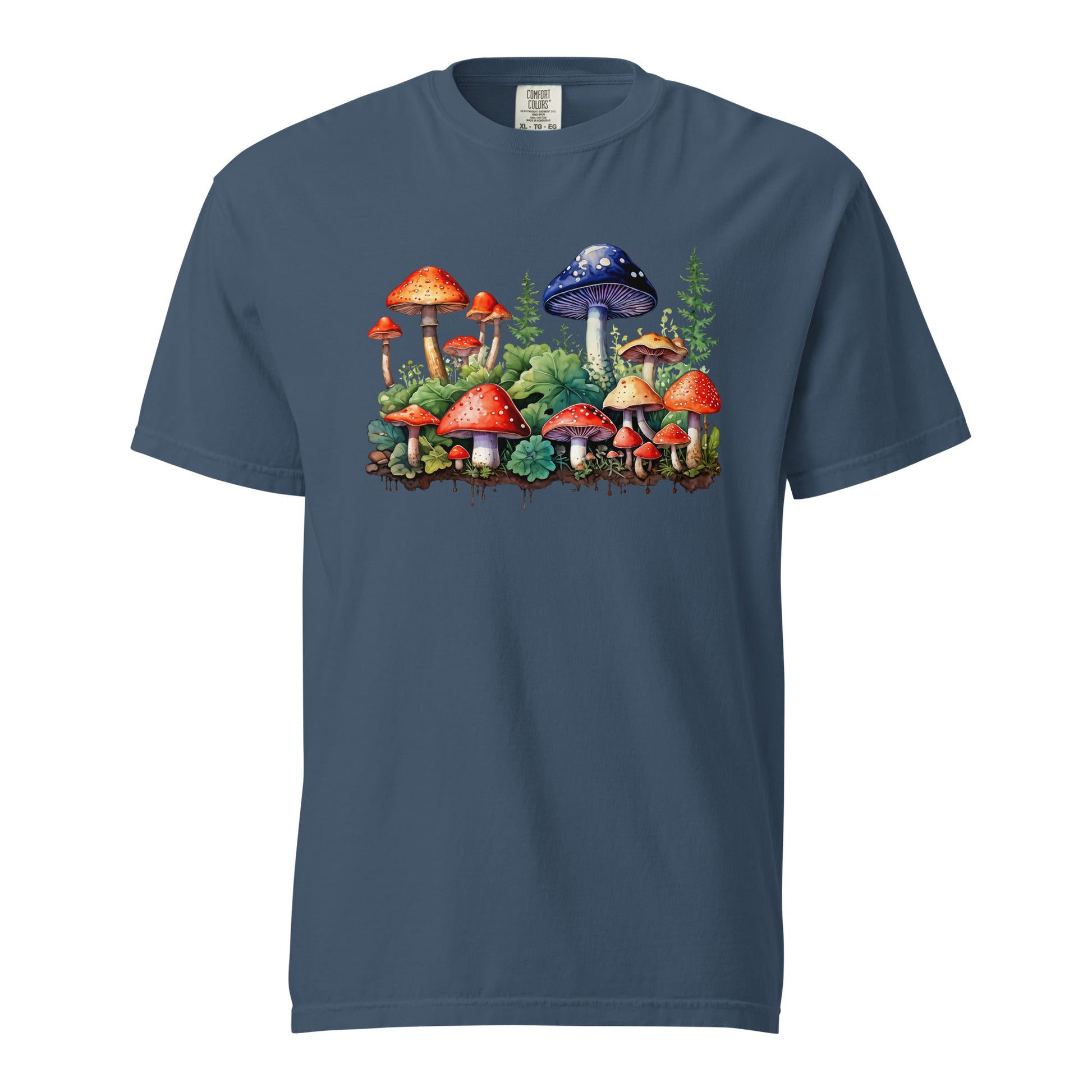 Mushroom Forest Watercolor Art Women's (Unisex) Premium Tee - Women's Shirts - Discovery Co.