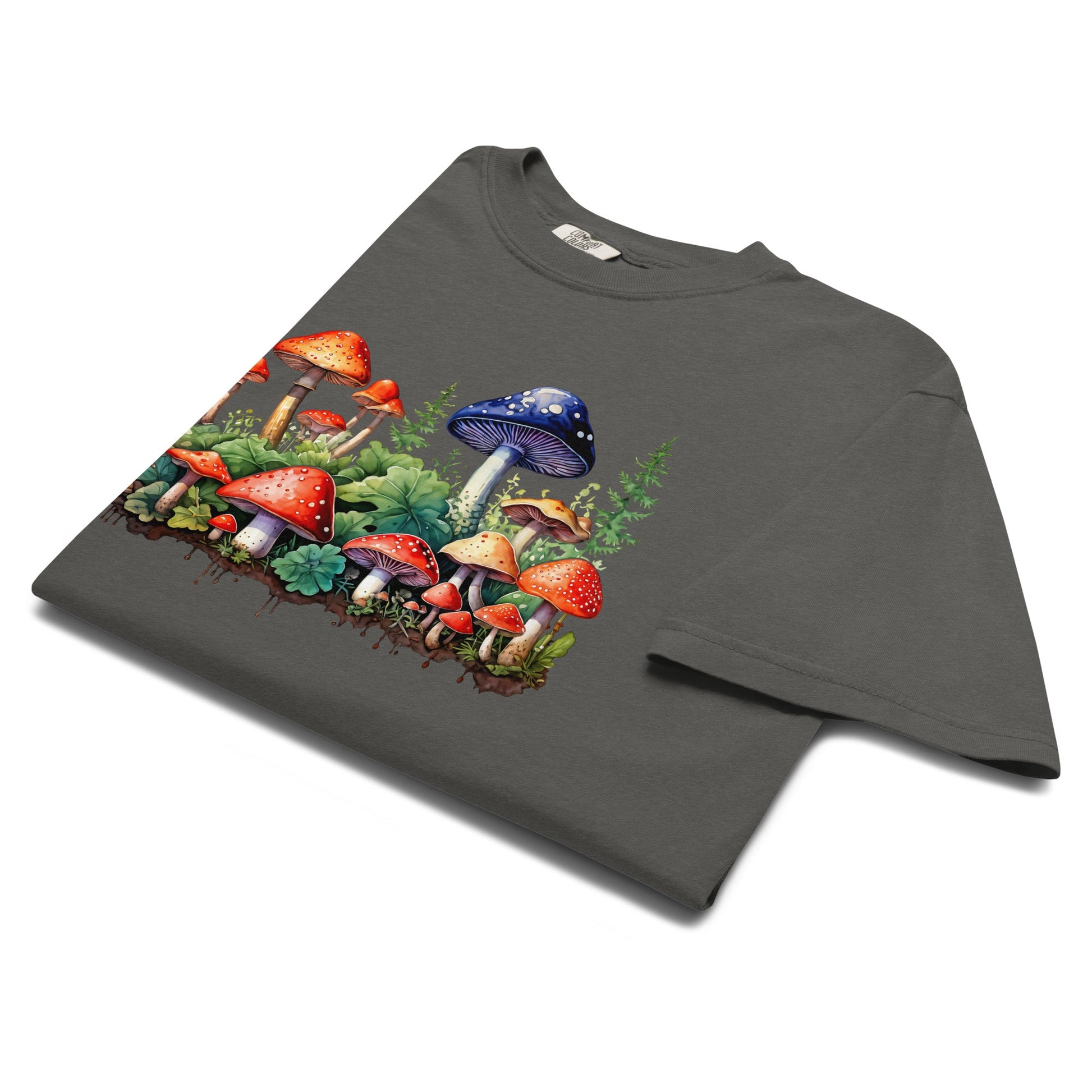 Mushroom Forest Watercolor Art Women's (Unisex) Premium Tee - Women's Shirts - Discovery Co.