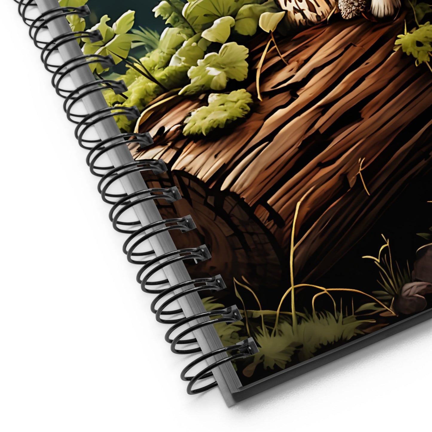 Mushroom Log Spiral Notebook - Spiral Notebooks - Discovery Co.