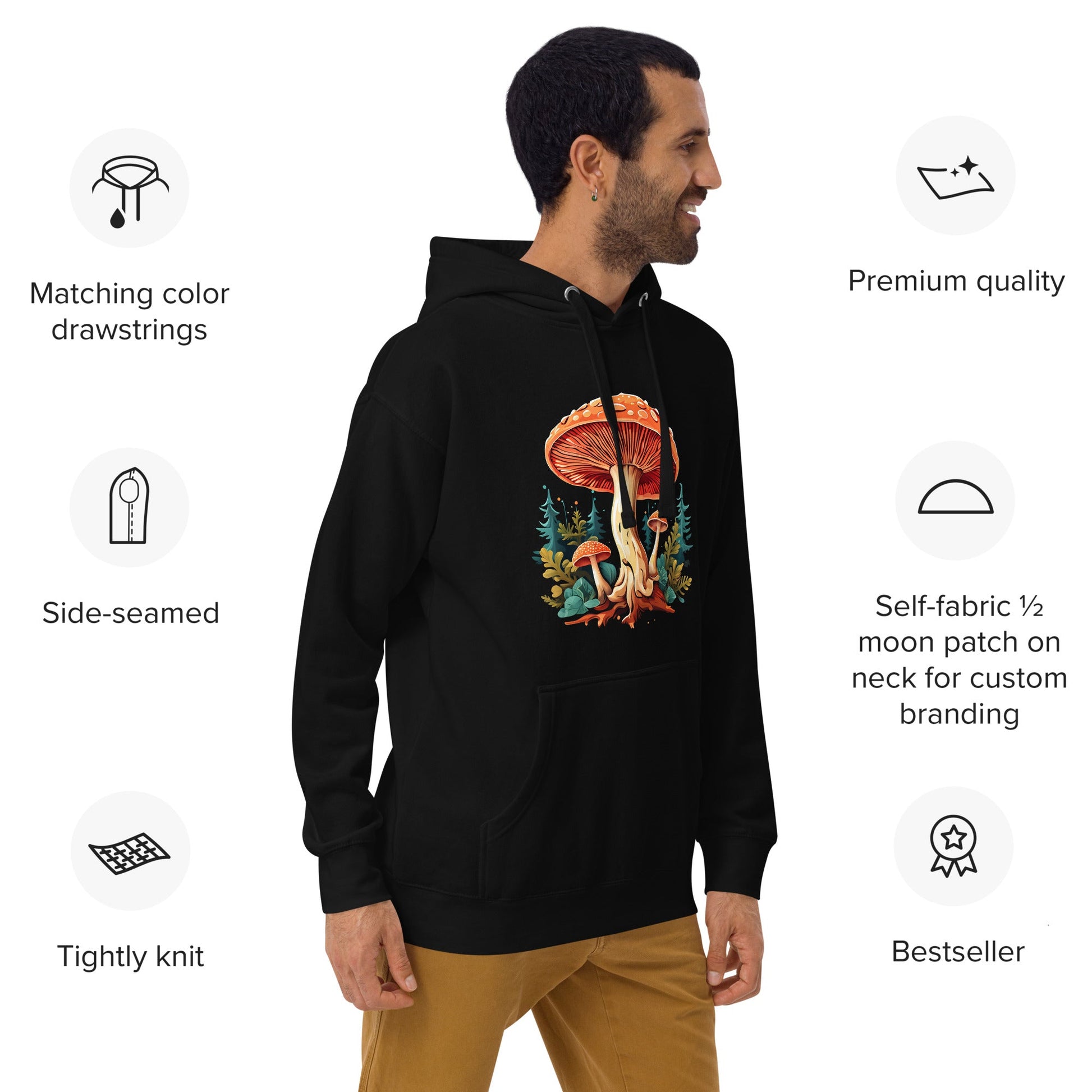 Mushroom Unisex Hoodie - Hoodies - Discovery Co.