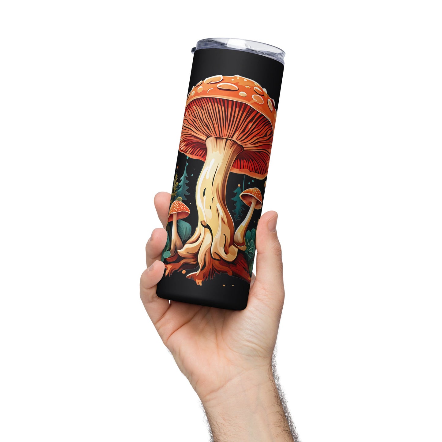 Mushrooms In The Forest Stainless Steel Tumbler - Steel Tumbler - Discovery Co.