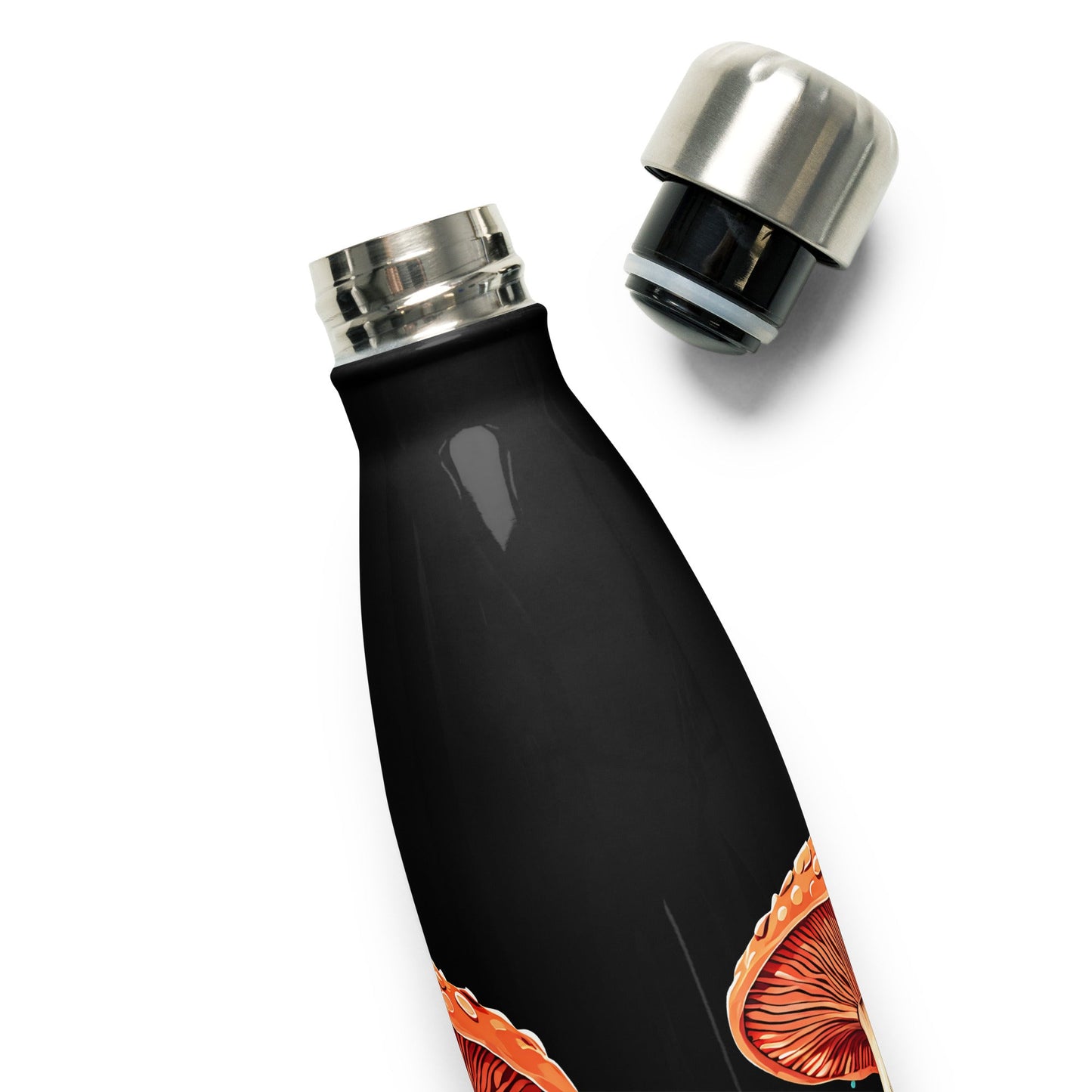 Mushrooms In The Forest Stainless Steel Water Bottle - Stainless Steel Water Bottle - Discovery Co.