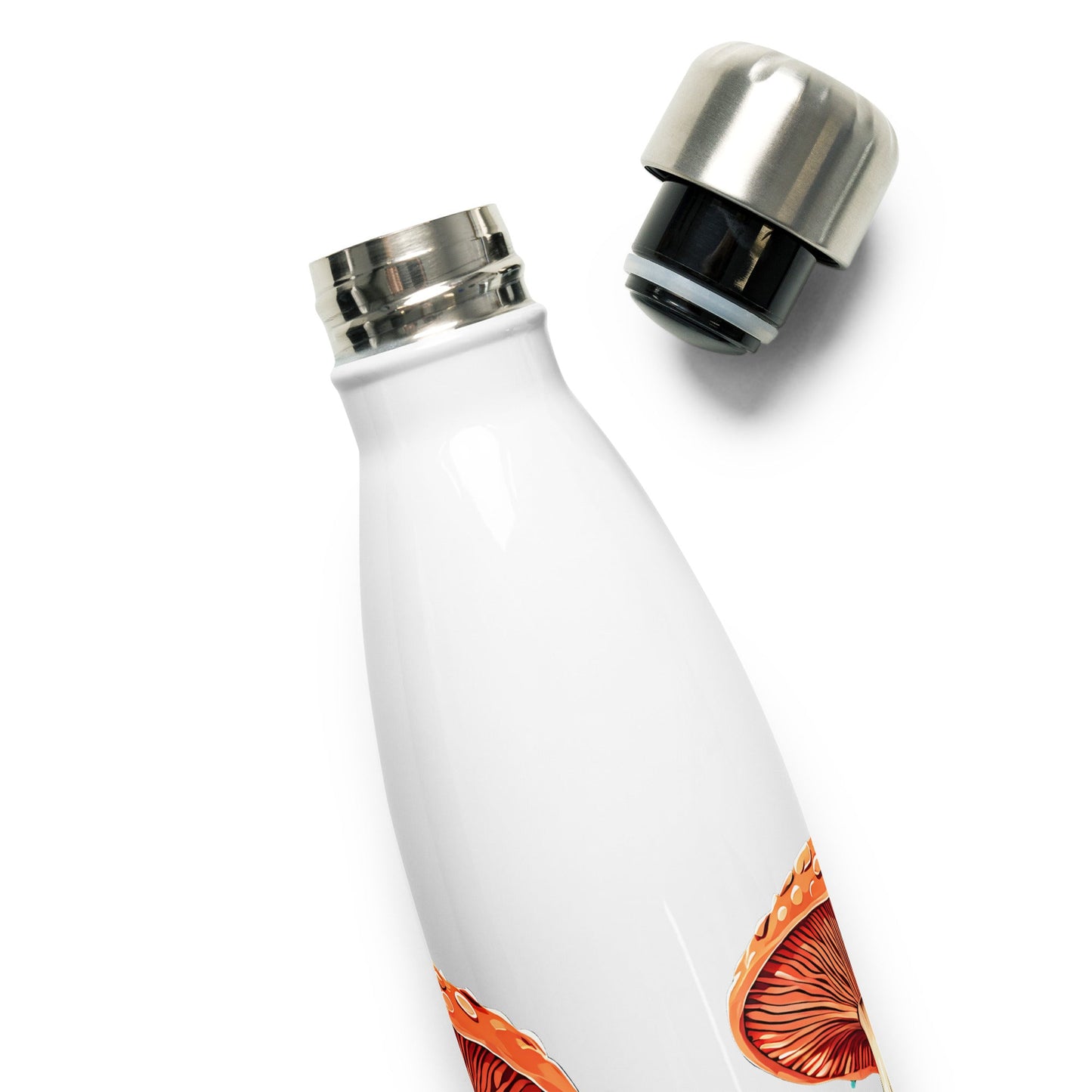 Mushrooms In The Forest Stainless Steel Water Bottle - Stainless Steel Water Bottle - Discovery Co.