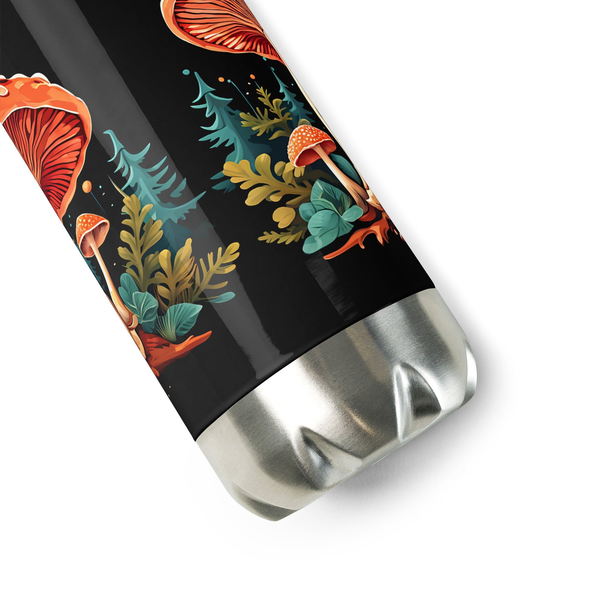 Mushrooms In The Forest Stainless Steel Water Bottle - Stainless Steel Water Bottle - Discovery Co.