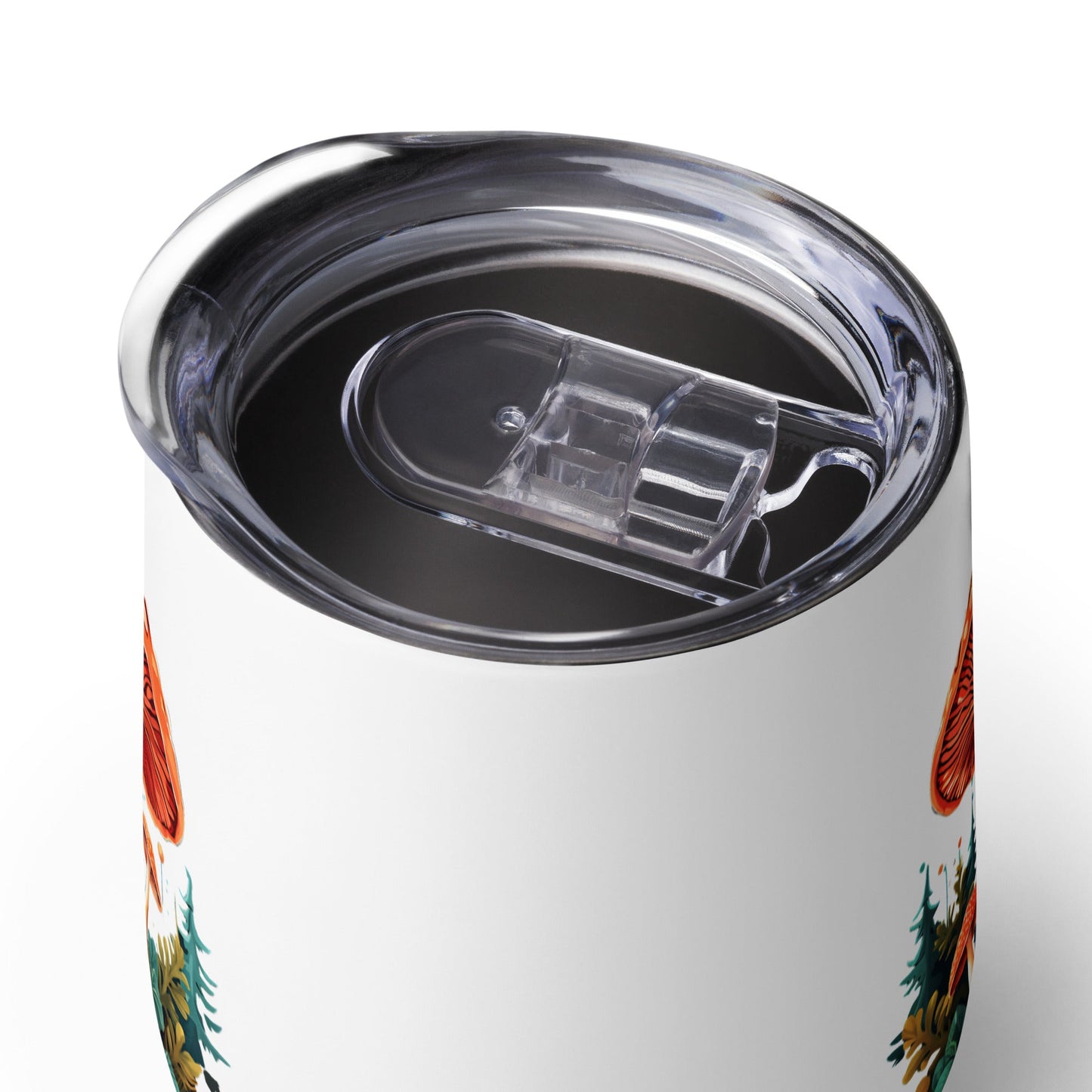 Mushrooms In The Forest Stainless Steel Wine Tumbler - Tumblers - Discovery Co.