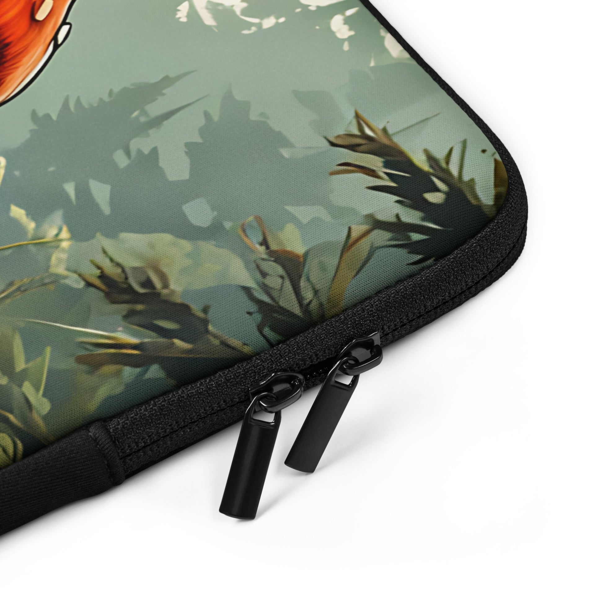 Mushrooms On A Log Laptop Sleeve - Laptop Cases - Discovery Co.