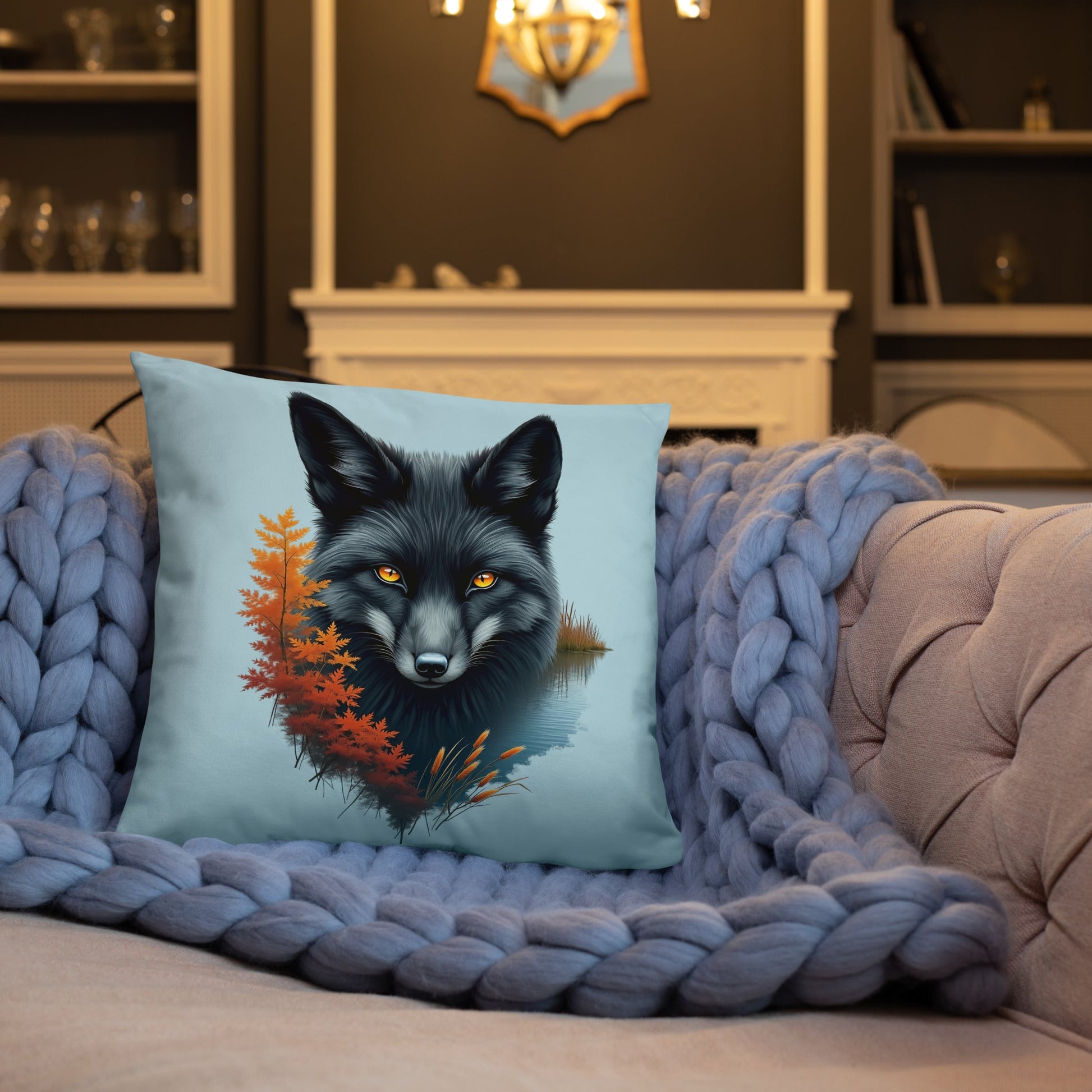 Mystic Fox Basic Pillow - Pillows - Discovery Co.