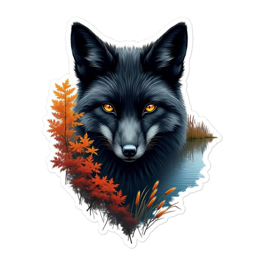 Mystic Fox Bubble - Free Stickers - Stickers - Discovery Co.