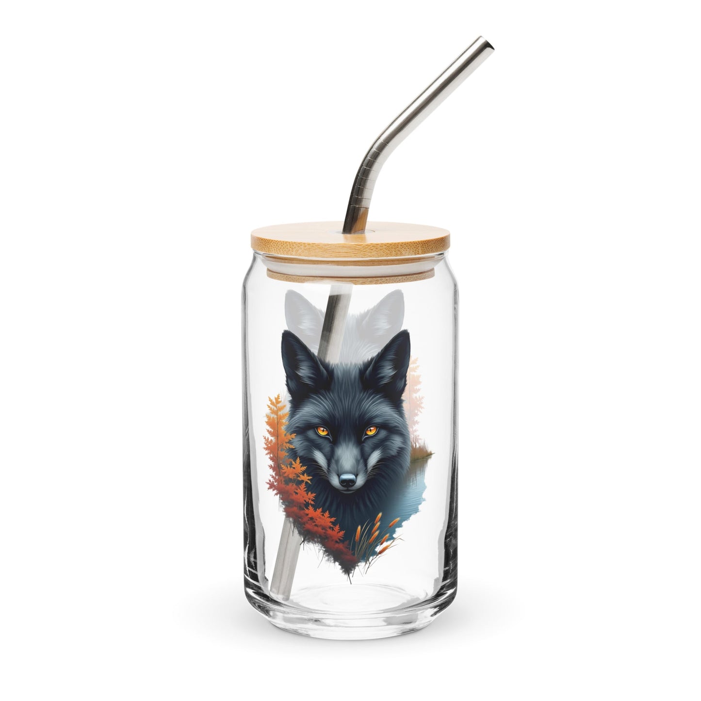 Mystic Fox Can - Shaped Glass - Can - Shaped Glass - Discovery Co.