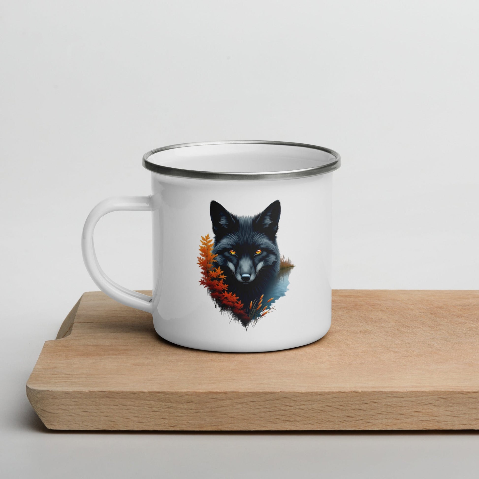 Mystic Fox Enamel Mug - Mugs - Discovery Co.