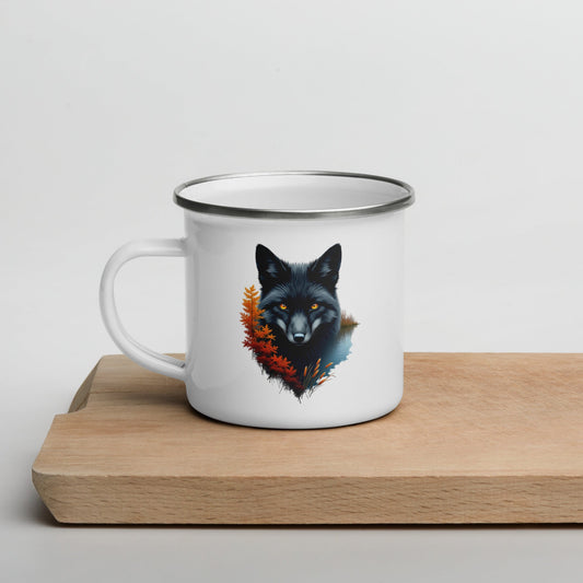 Mystic Fox Enamel Mug - Mugs - Discovery Co.