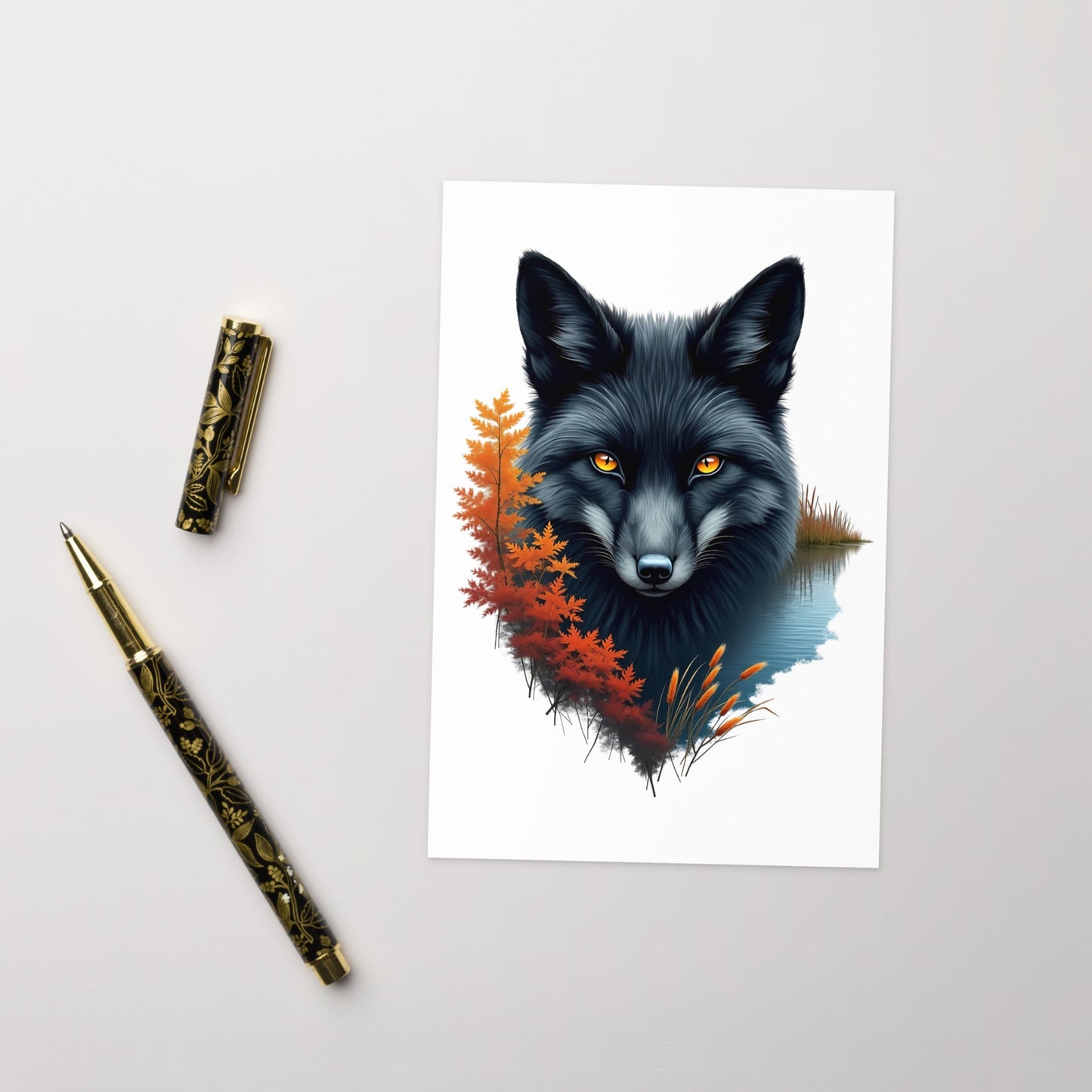 Mystic Fox Greeting Card - Greeting Card - Discovery Co.