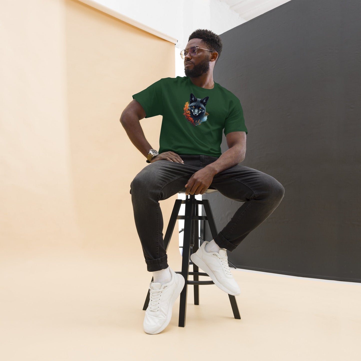 Mystic Fox Men's (Unisex) Classic Tee - Men's Shirts - Discovery Co.