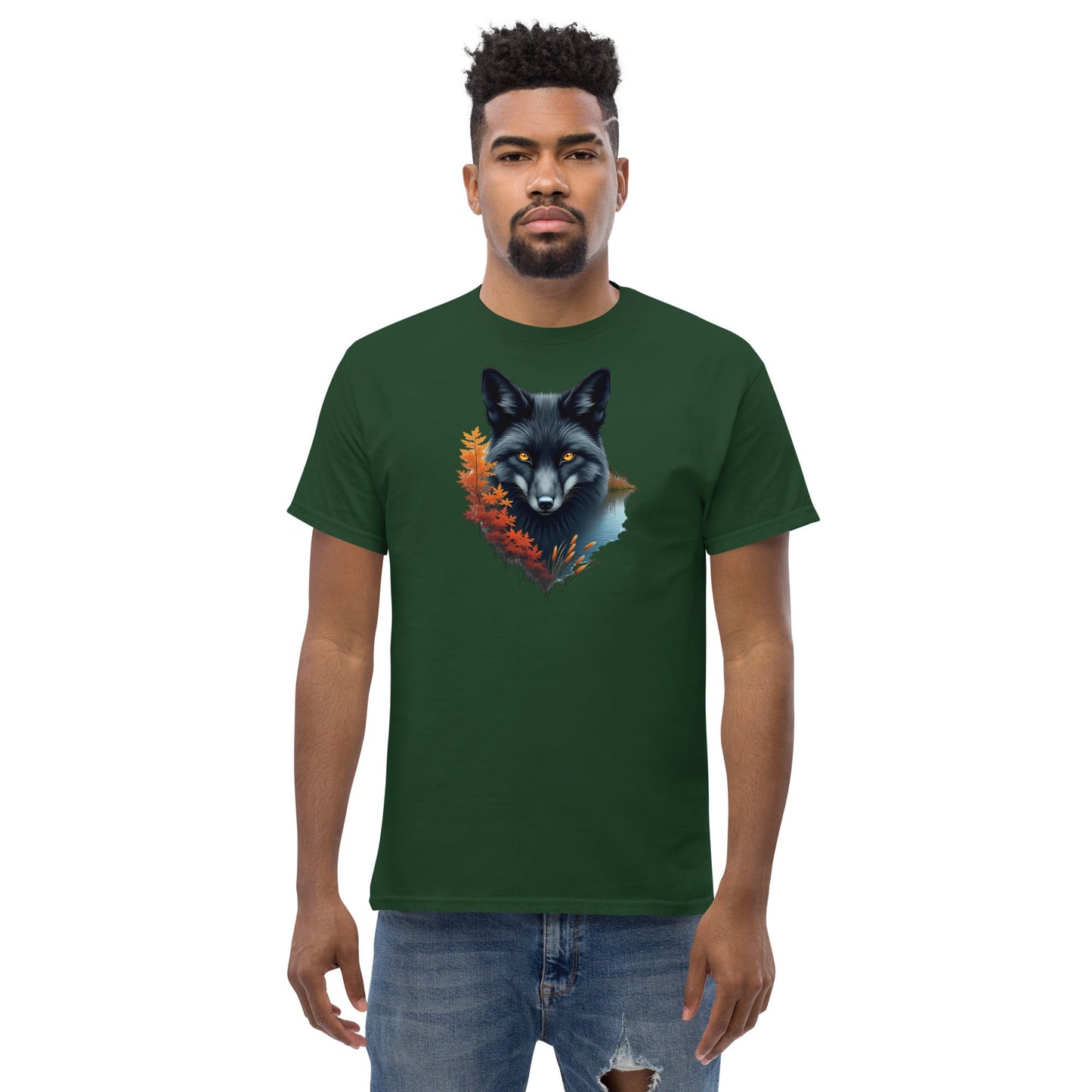 Mystic Fox Men's (Unisex) Classic Tee - Men's Shirts - Discovery Co.