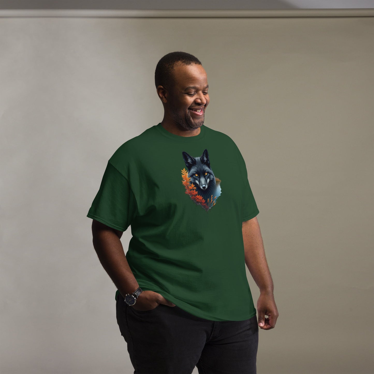 Mystic Fox Men's (Unisex) Classic Tee - Men's Shirts - Discovery Co.