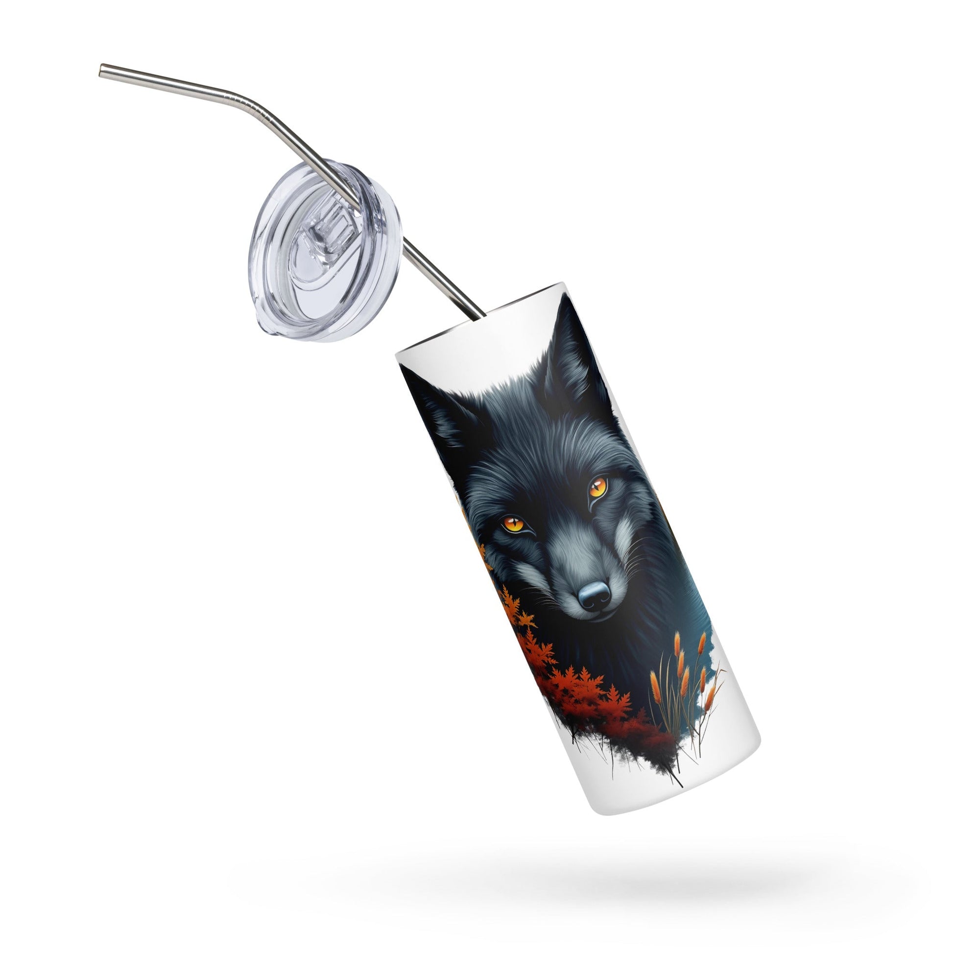 Mystic Fox Stainless Steel Tumbler - Steel Tumbler - Discovery Co.