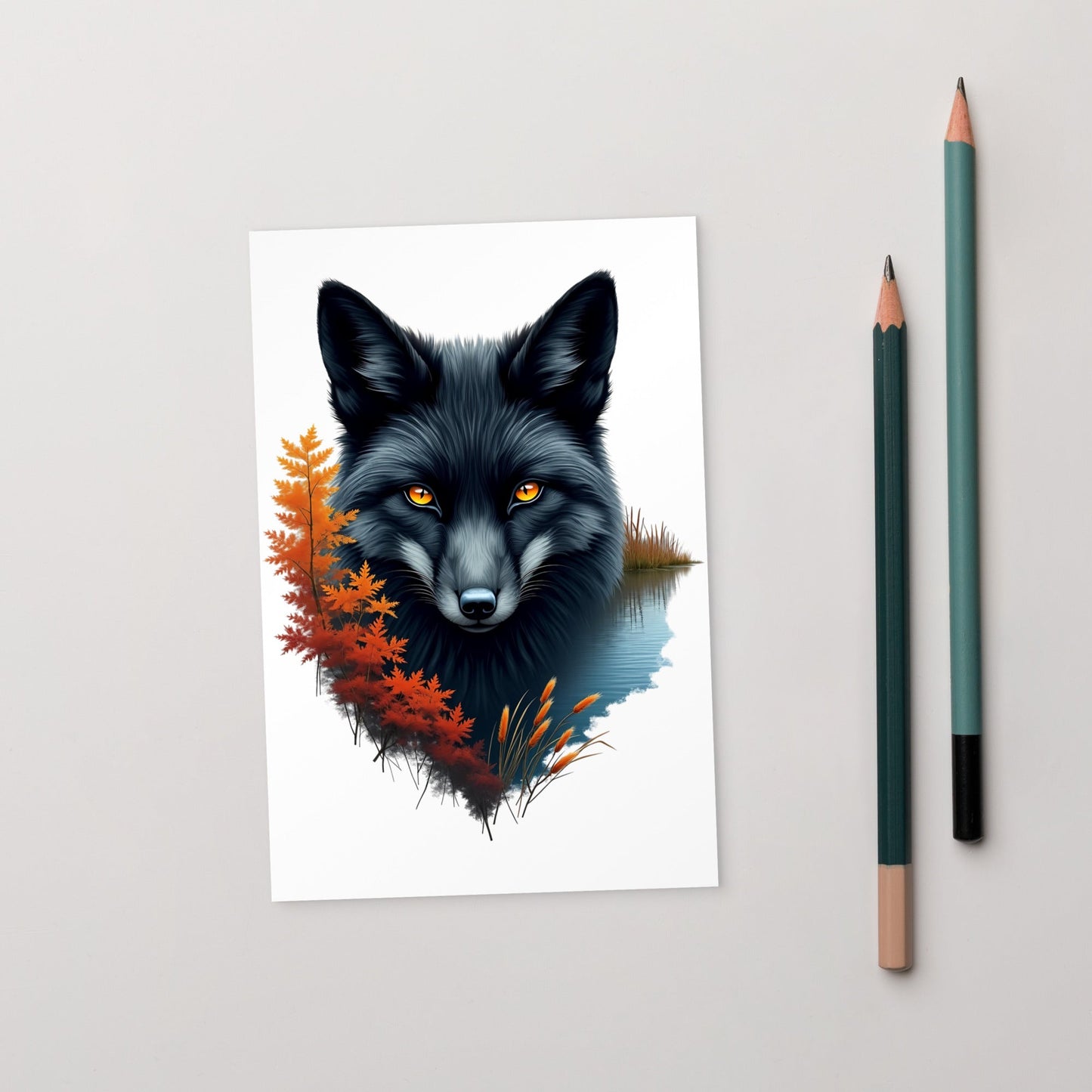 Mystic Fox Standard Postcard - Post Cards - Discovery Co.