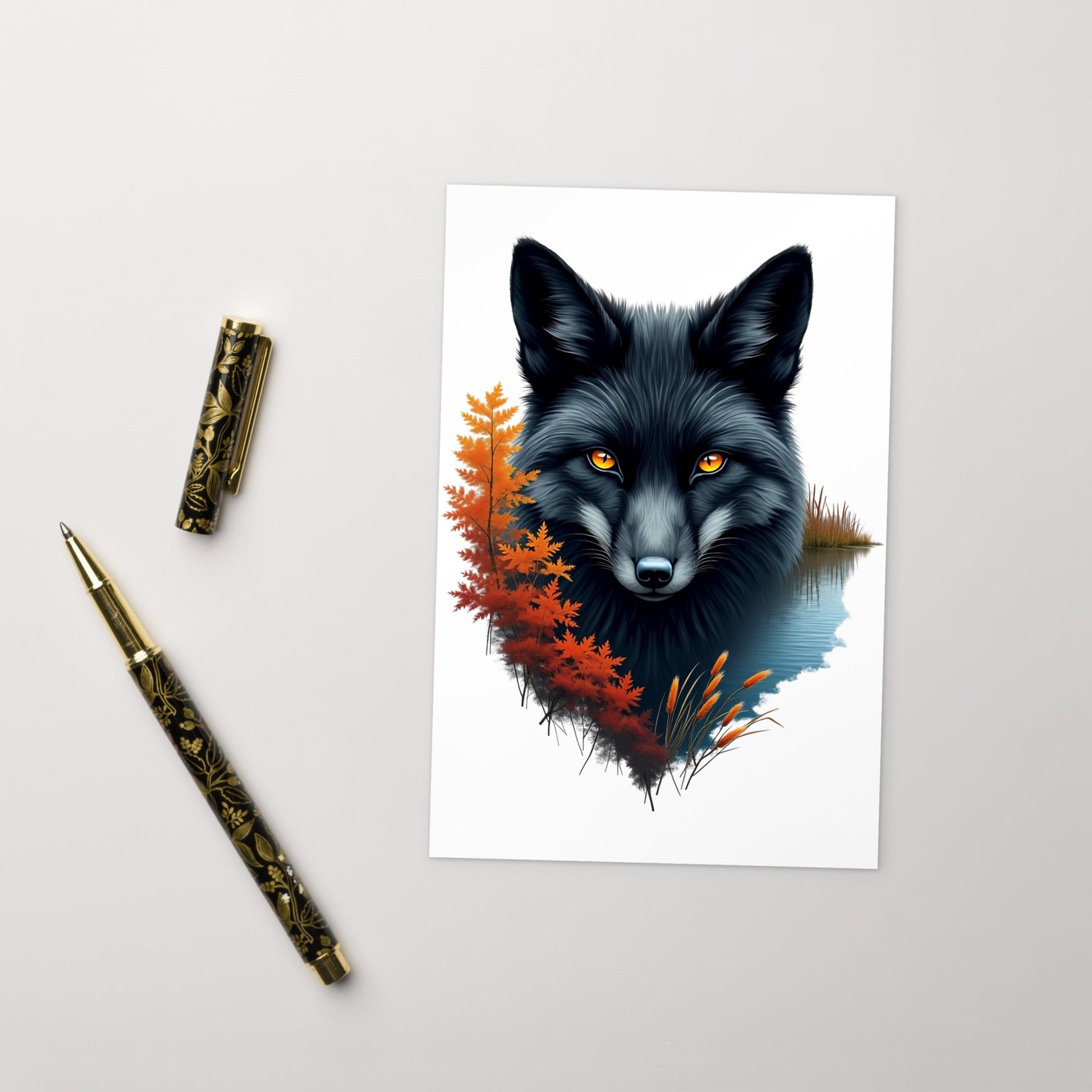 Mystic Fox Standard Postcard - Post Cards - Discovery Co.