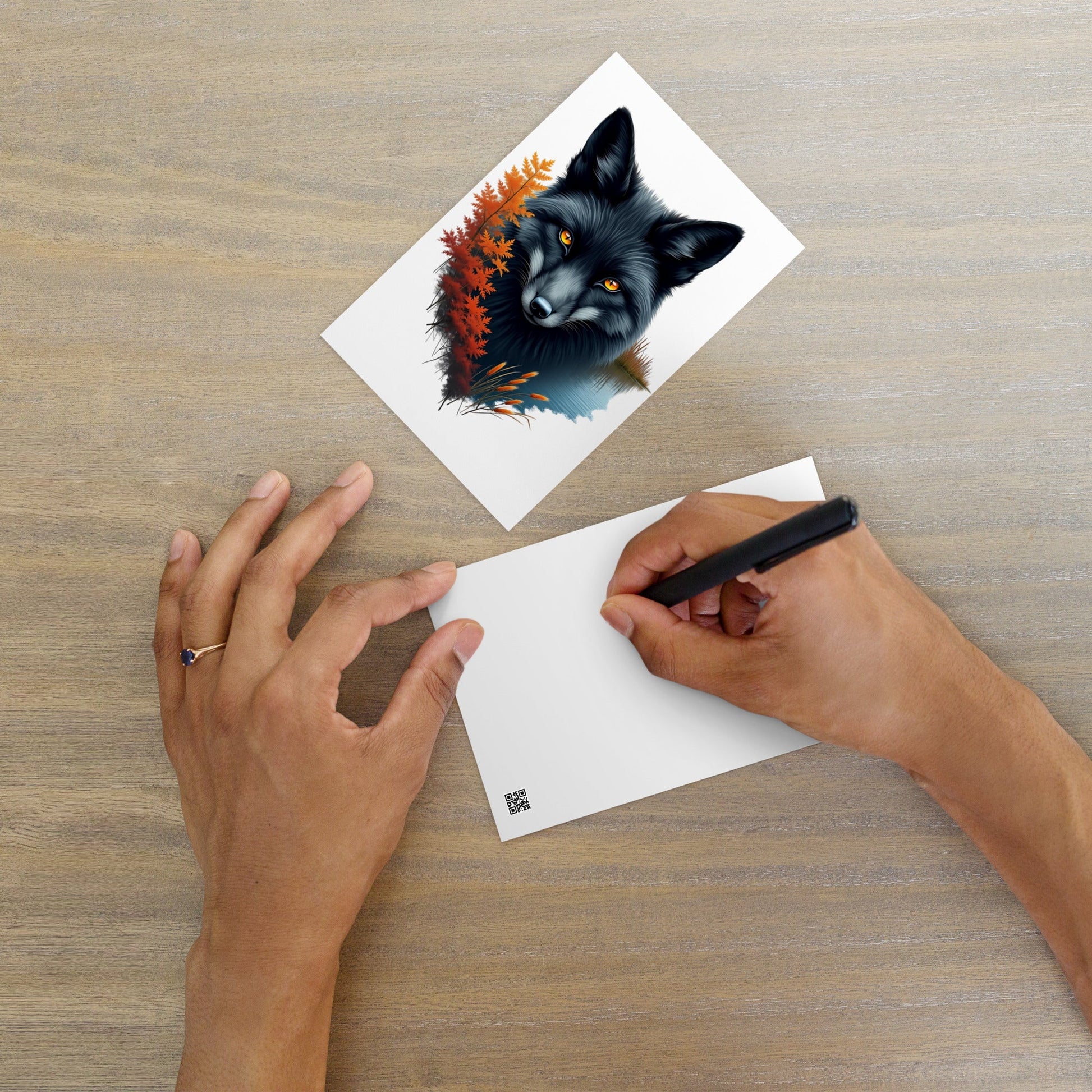 Mystic Fox Standard Postcard - Post Cards - Discovery Co.