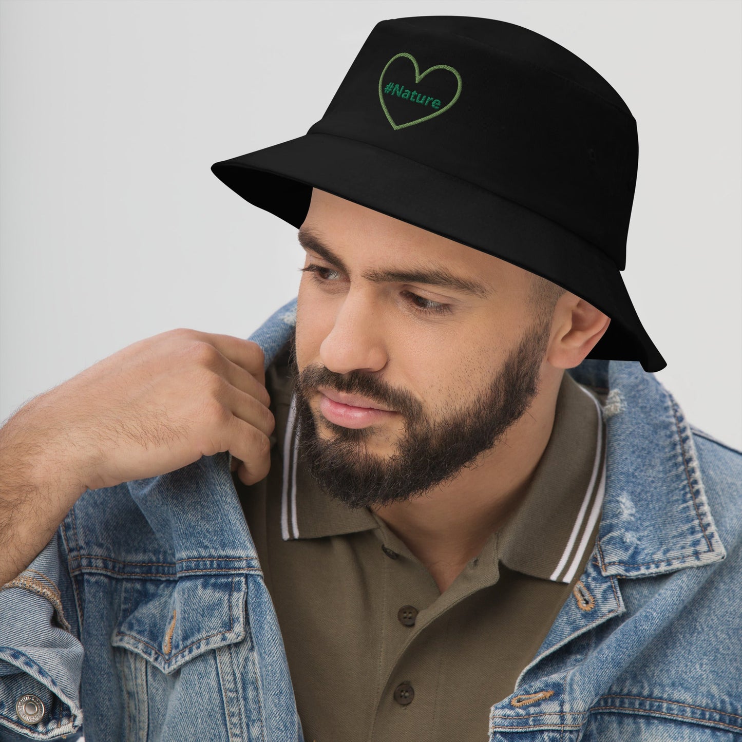 #Nature Green Heart Bucket Hat - Hats - Discovery Co.