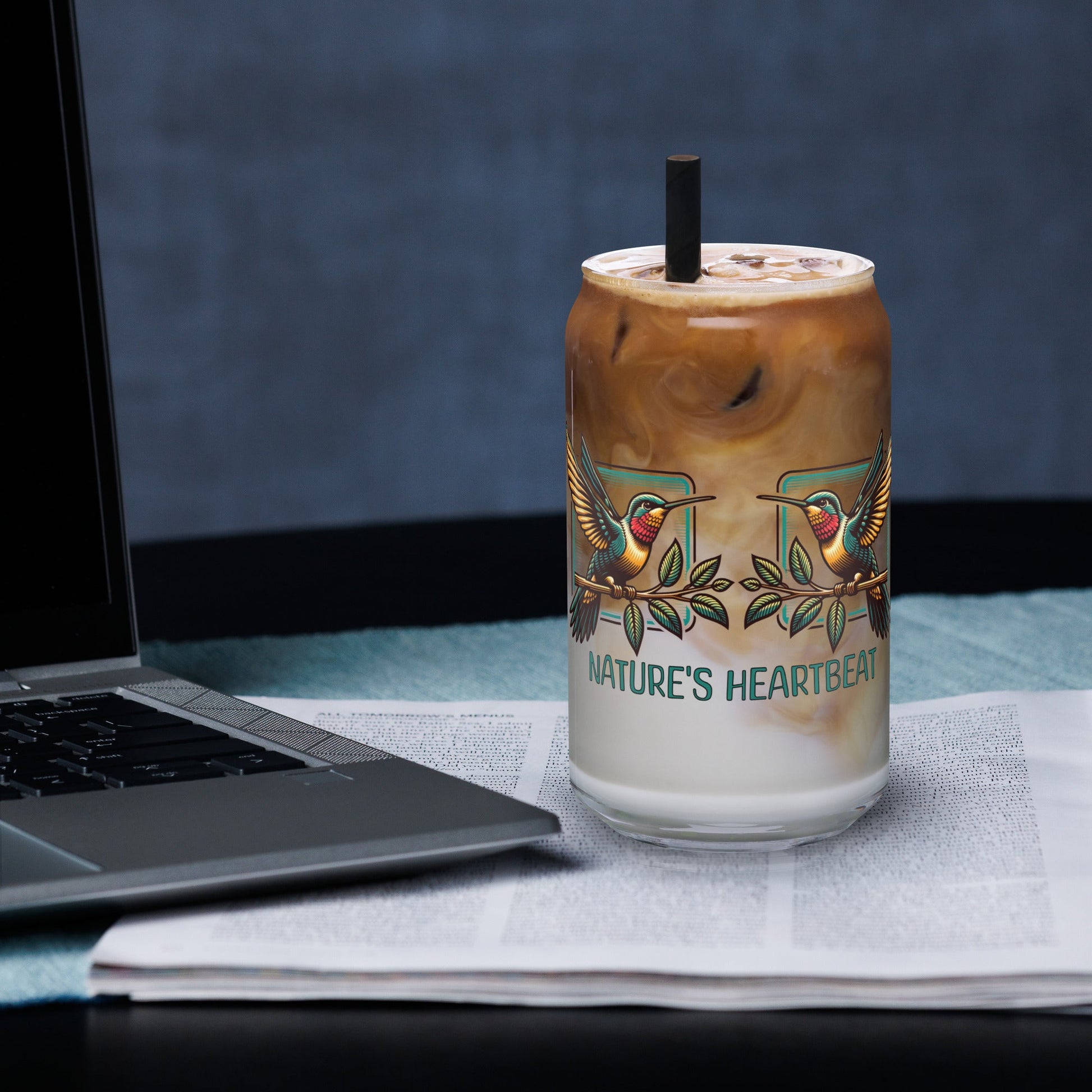 Nature's Heartbeat Can - Shaped Glass - Can - Shaped Glass - Discovery Co.