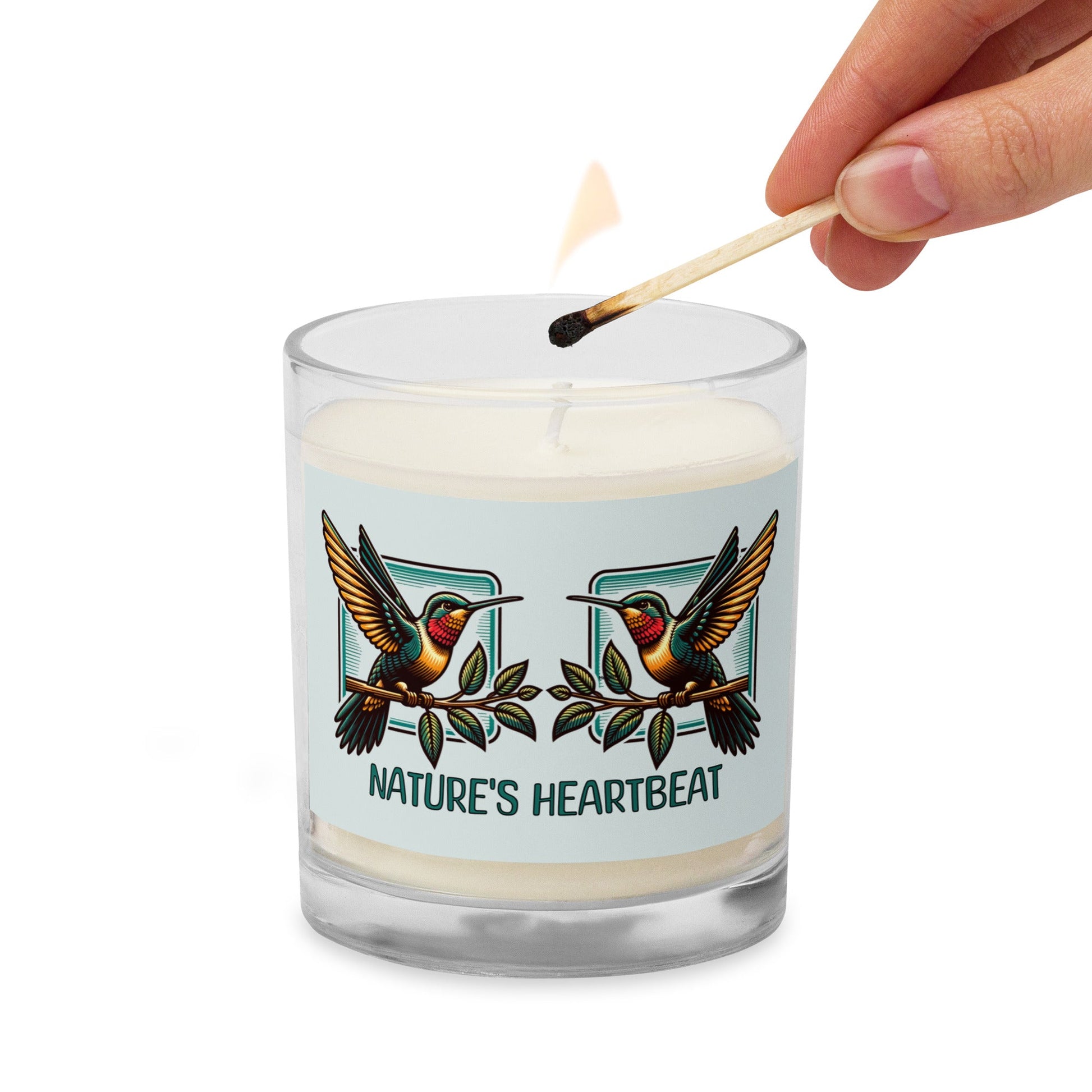 Nature's Heartbeat Glass Jar Soy Wax Candle - Candles - Discovery Co.