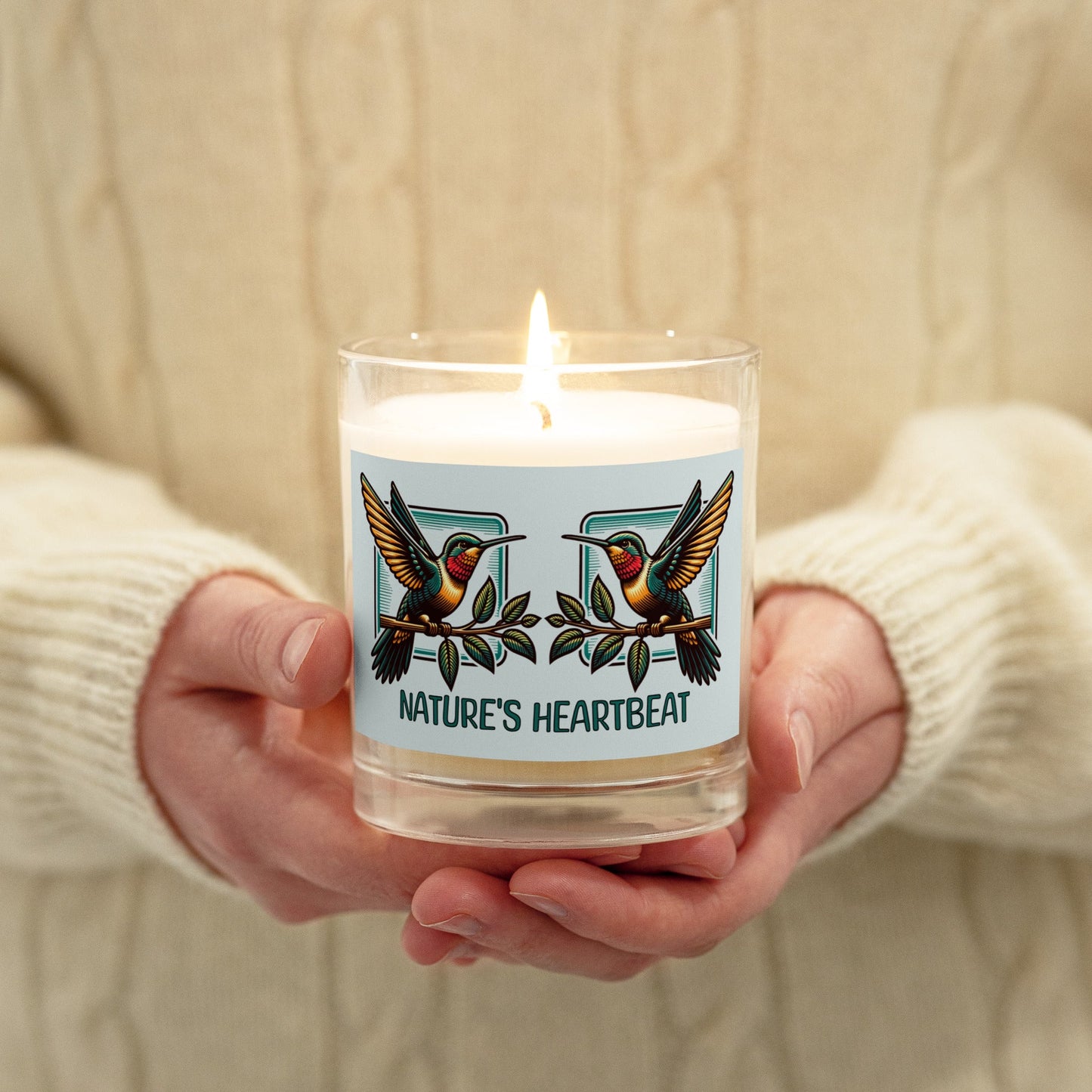 Nature's Heartbeat Glass Jar Soy Wax Candle - Candles - Discovery Co.