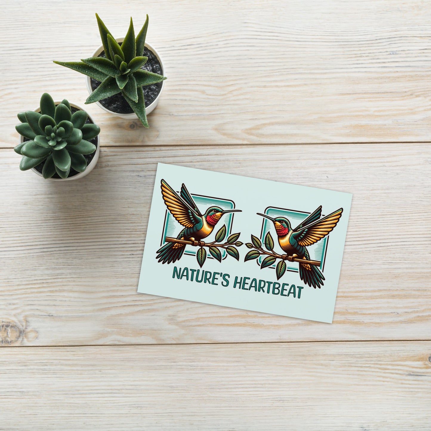 Nature's Heartbeat Greeting Card - Greeting Card - Discovery Co.