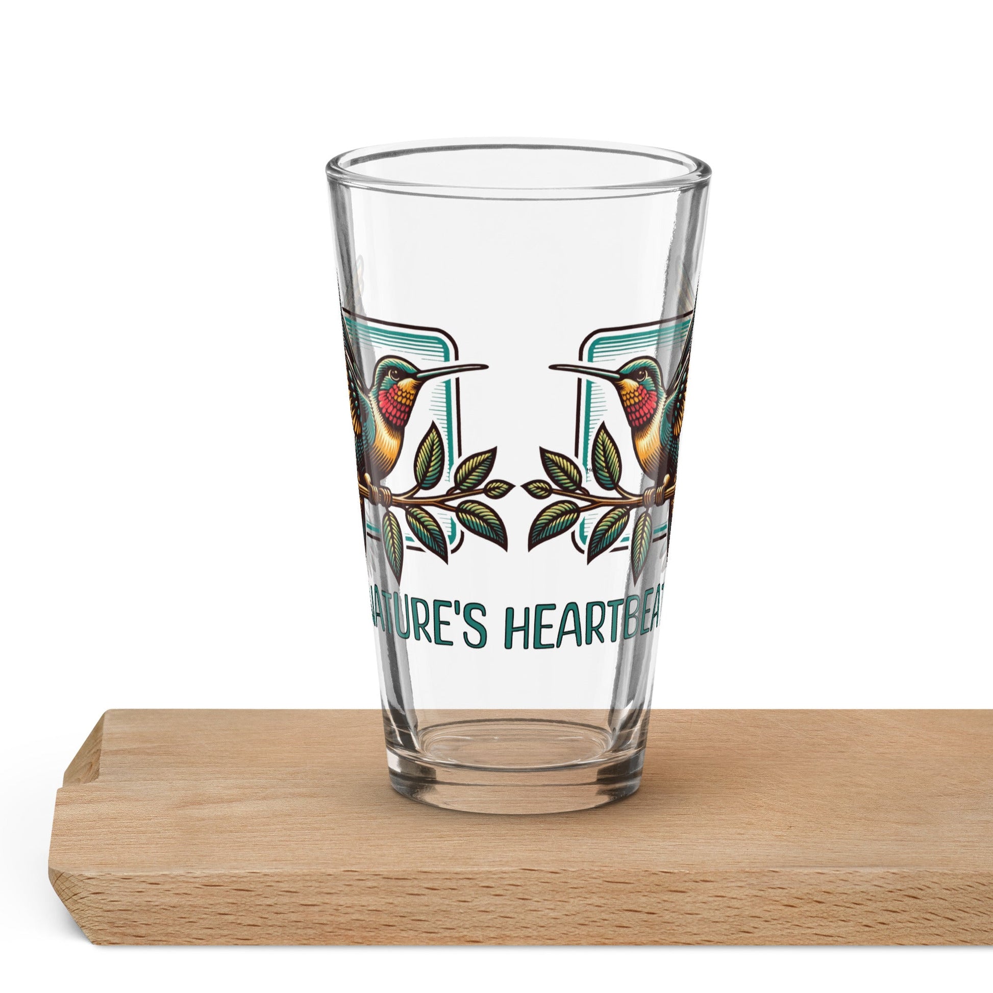 Nature's Heartbeat Pint Glass - Beer Glass - Discovery Co.