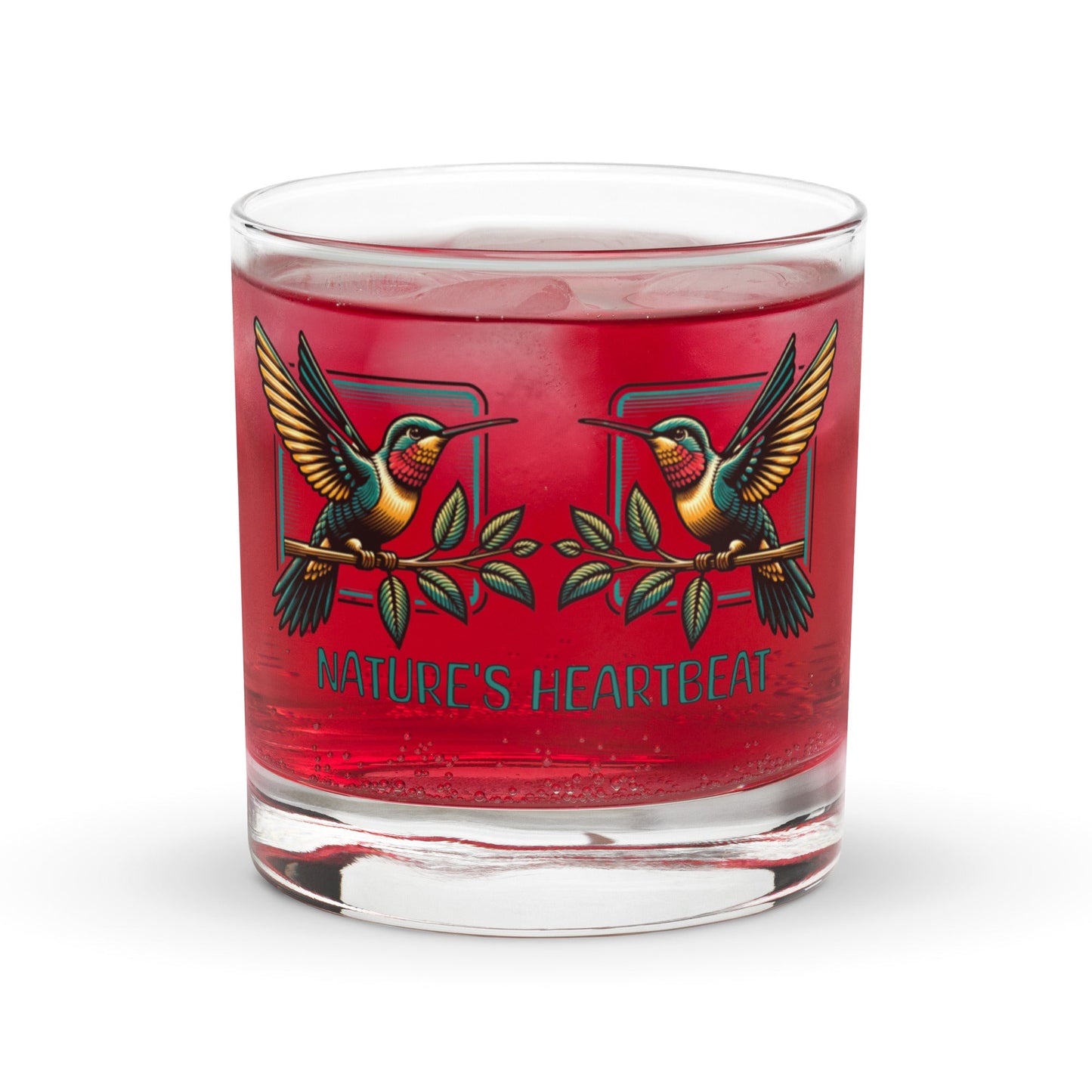Nature's Heartbeat Rocks Glass - Rocks Glass - Discovery Co.
