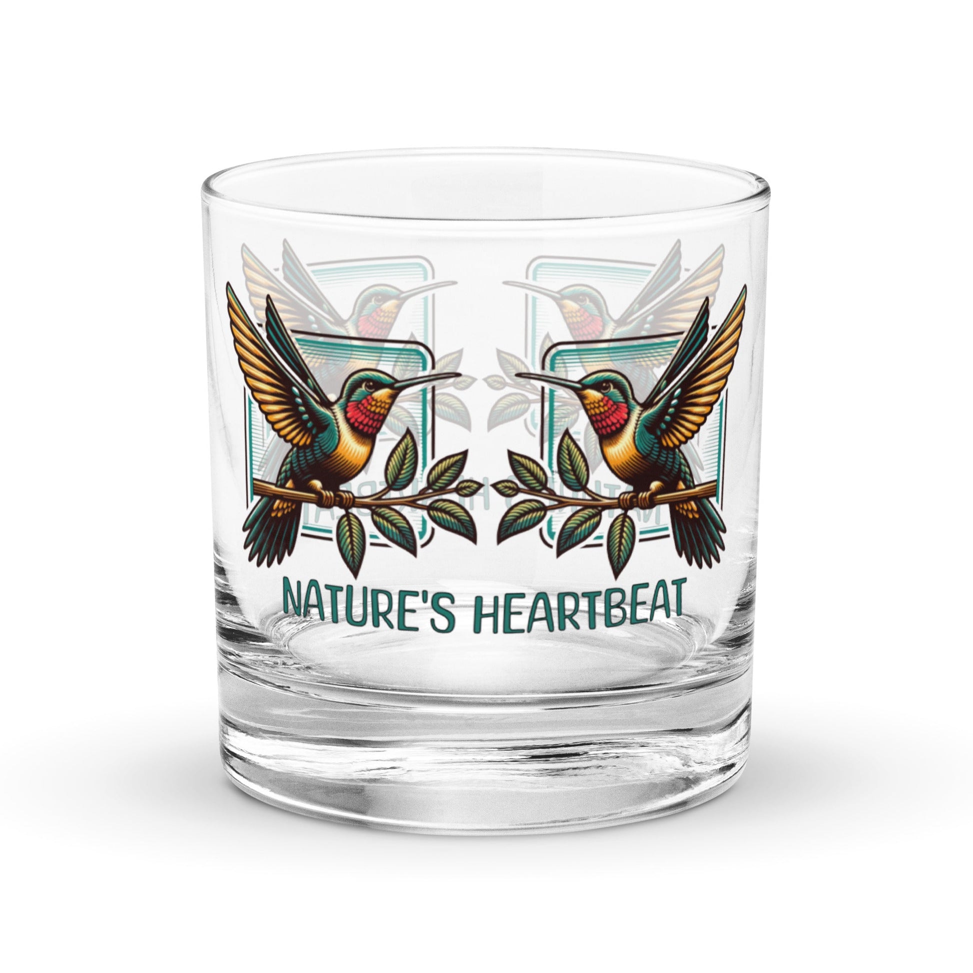 Nature's Heartbeat Rocks Glass - Rocks Glass - Discovery Co.