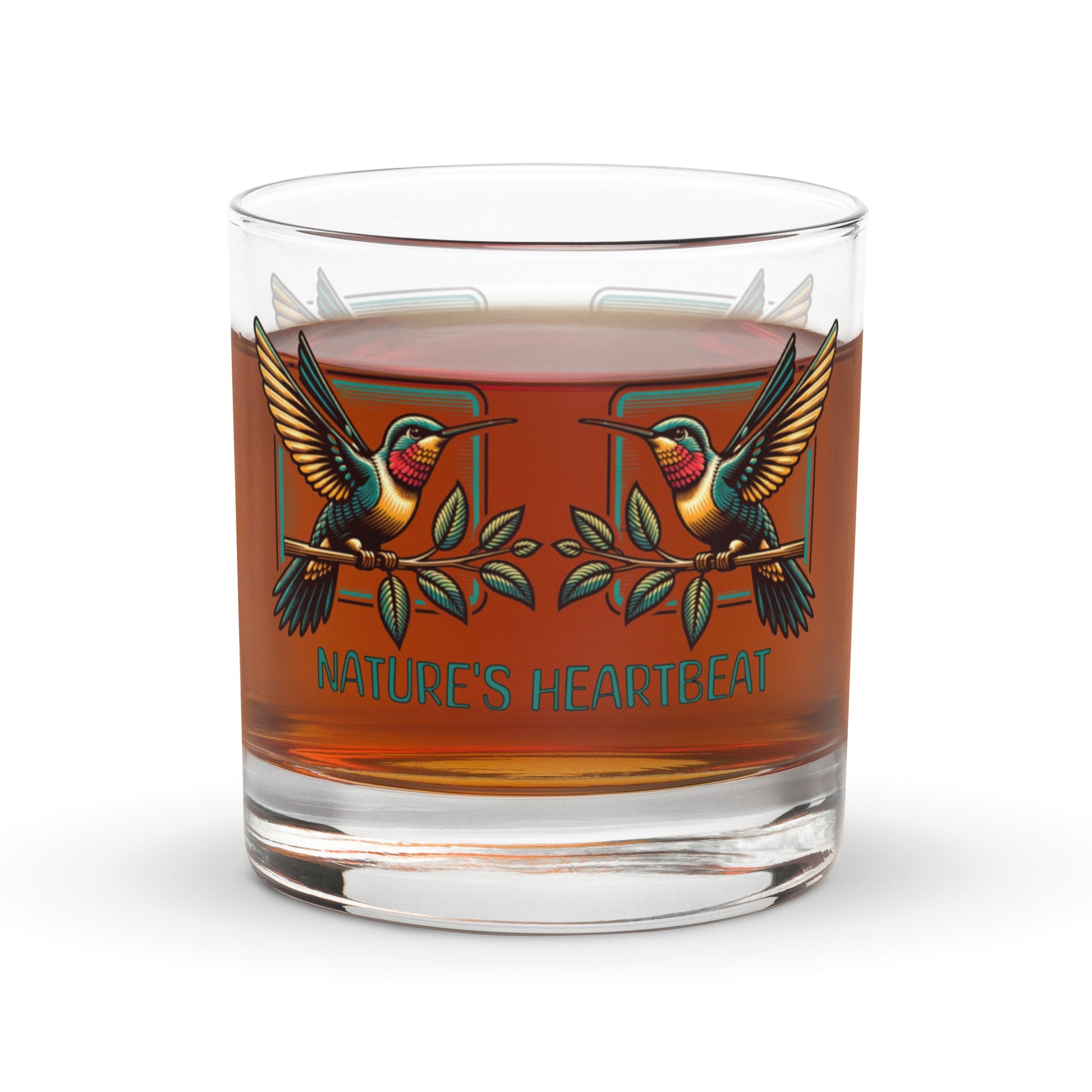 Nature's Heartbeat Rocks Glass - Rocks Glass - Discovery Co.