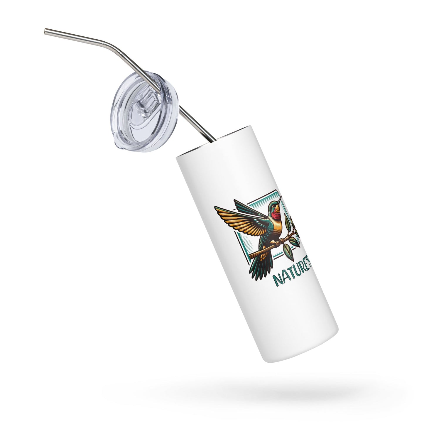 Nature's Heartbeat Stainless Steel Tumbler - Steel Tumbler - Discovery Co.