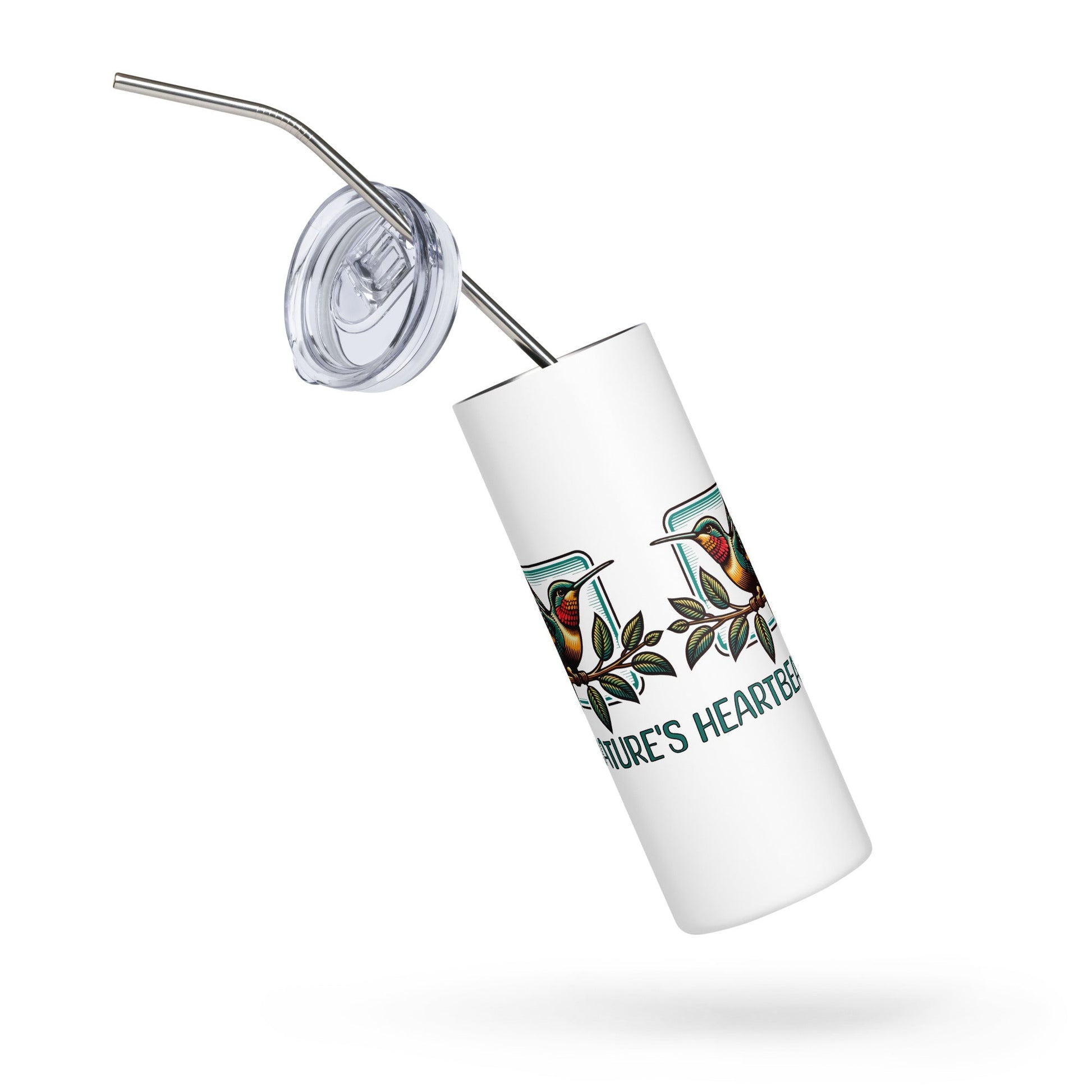 Nature's Heartbeat Stainless Steel Tumbler - Steel Tumbler - Discovery Co.