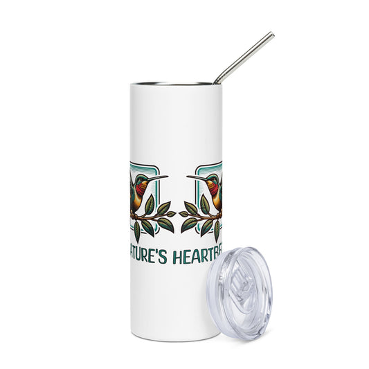 Nature's Heartbeat Stainless Steel Tumbler - Steel Tumbler - Discovery Co.