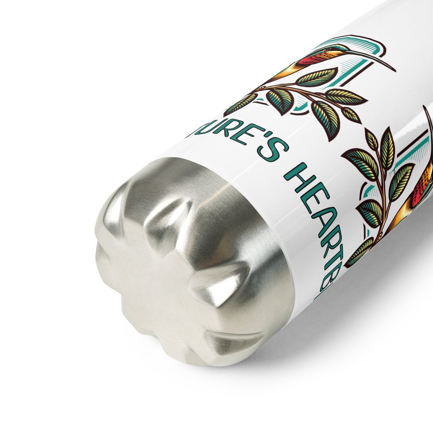 Nature's Heartbeat Stainless Steel Water Bottle - Stainless Steel Water Bottle - Discovery Co.