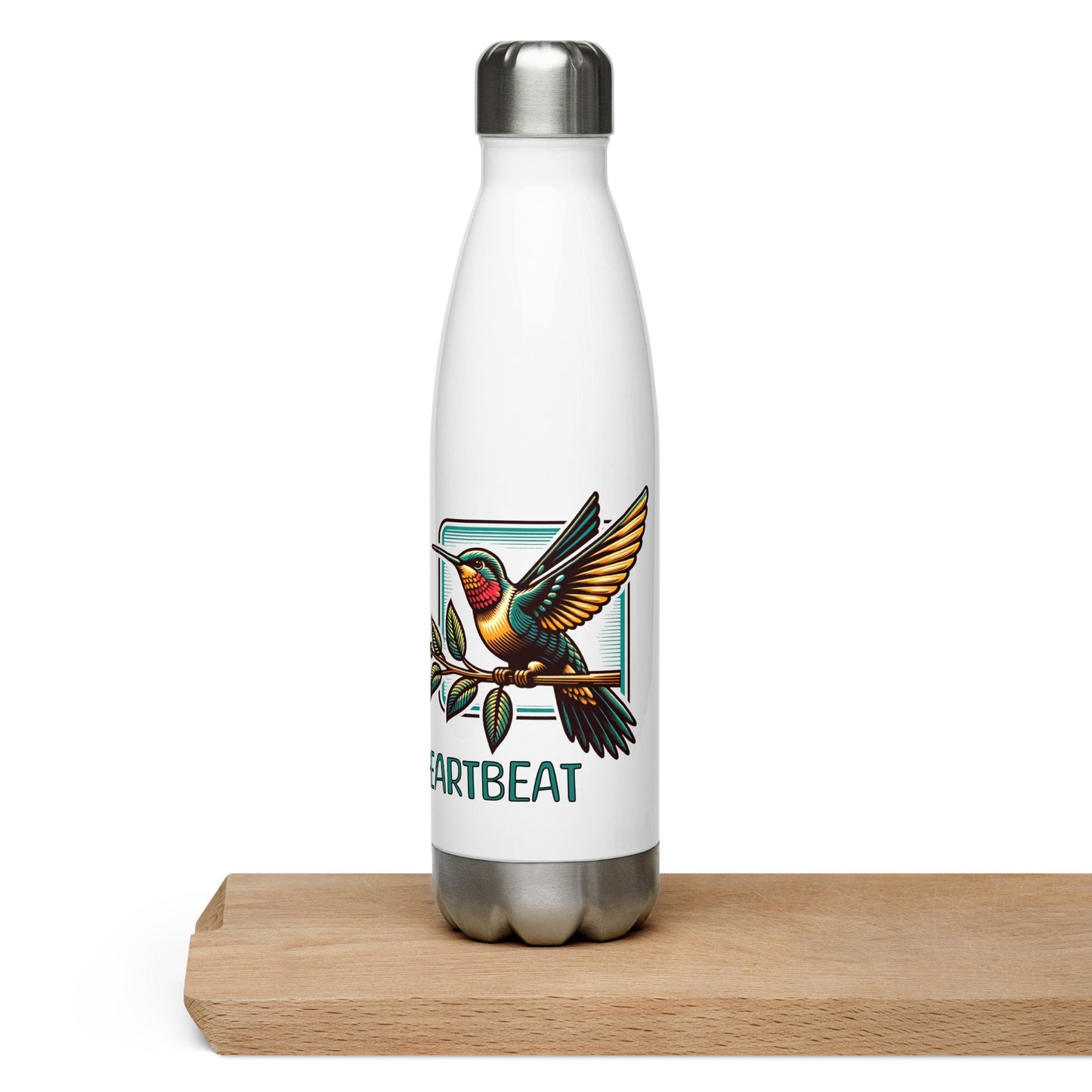 Nature's Heartbeat Stainless Steel Water Bottle - Stainless Steel Water Bottle - Discovery Co.