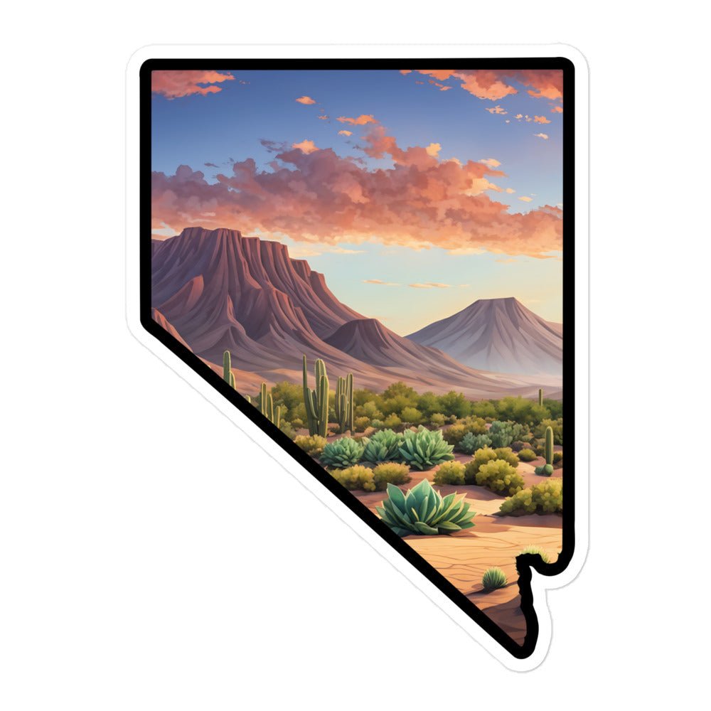 Nevada Scenic View Bubble - Free Stickers - Stickers - Discovery Co.