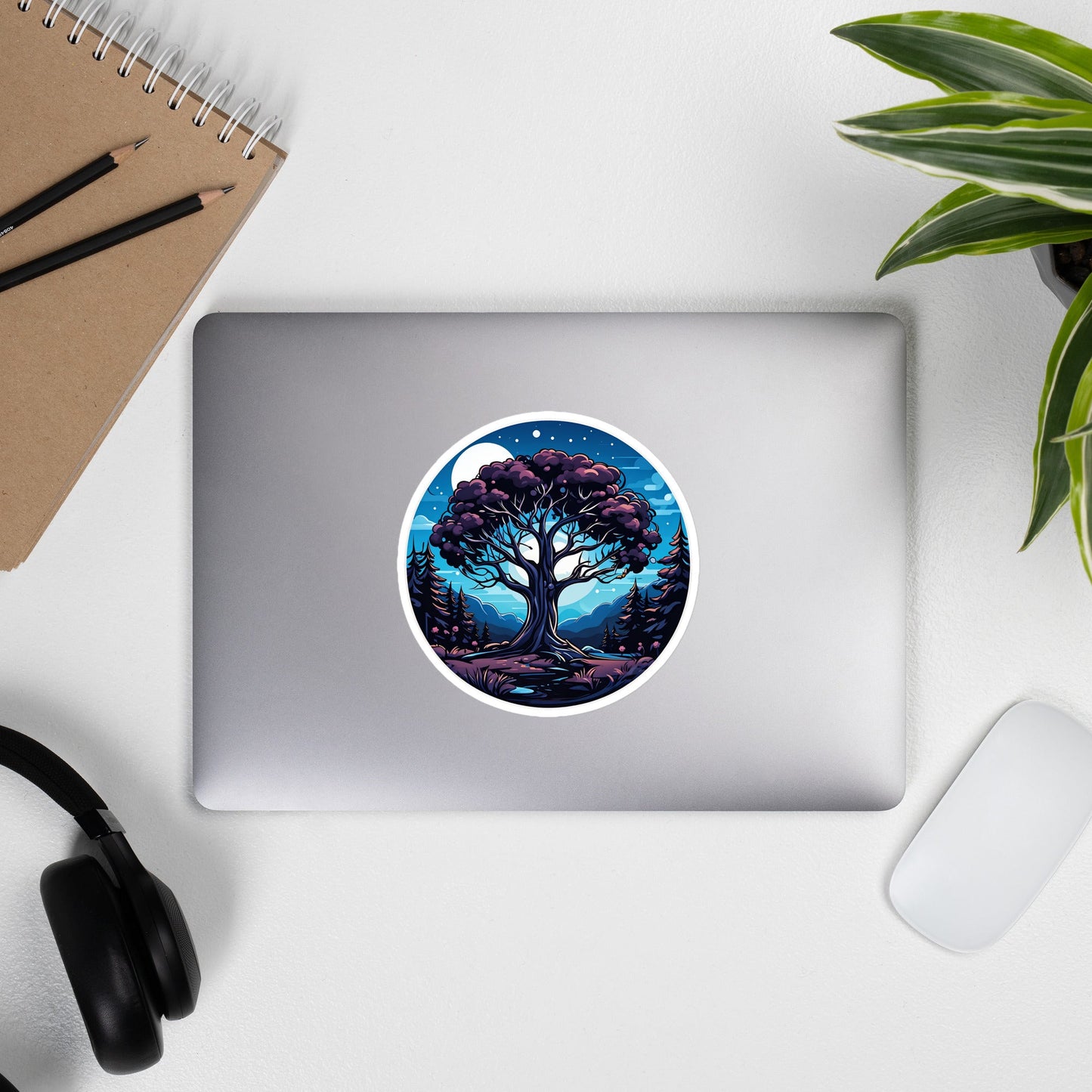 Night Tree Bubble - free Stickers - Stickers - Discovery Co.