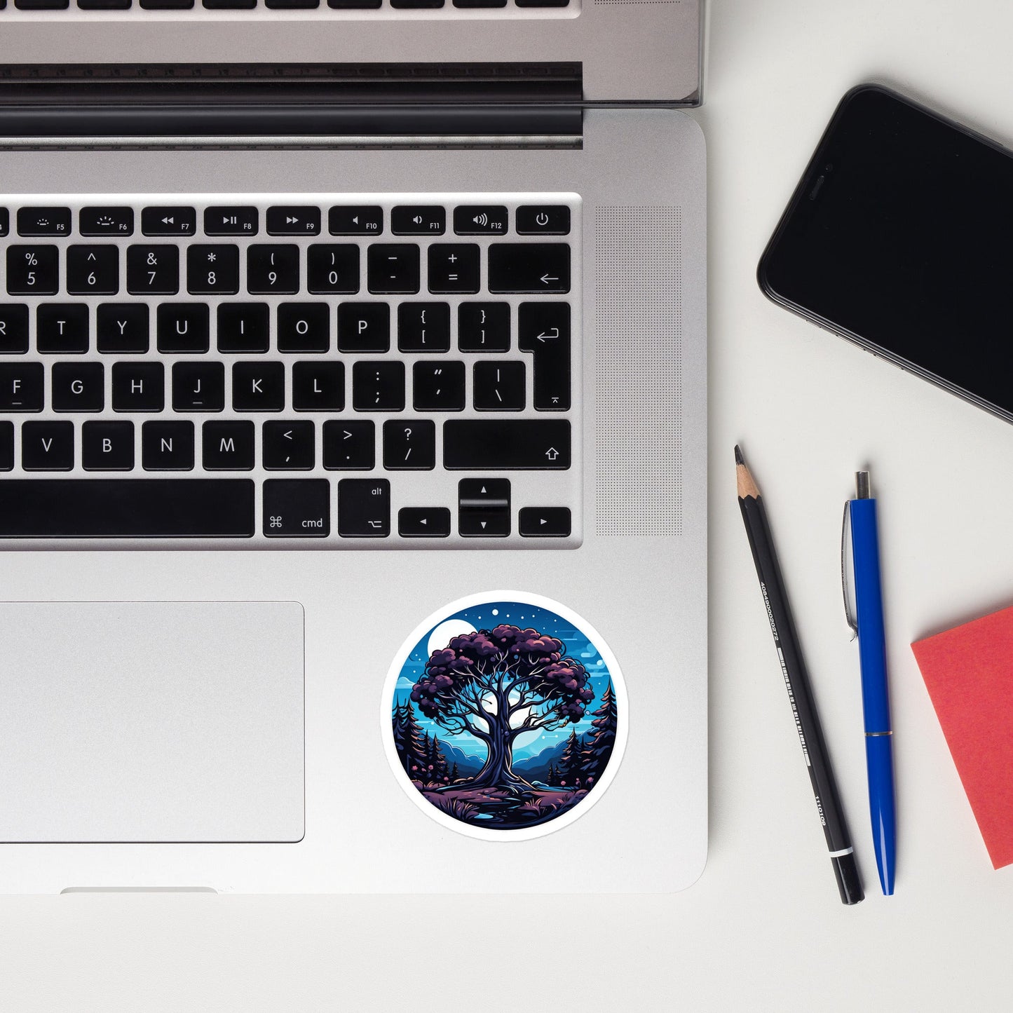 Night Tree Bubble - free Stickers - Stickers - Discovery Co.