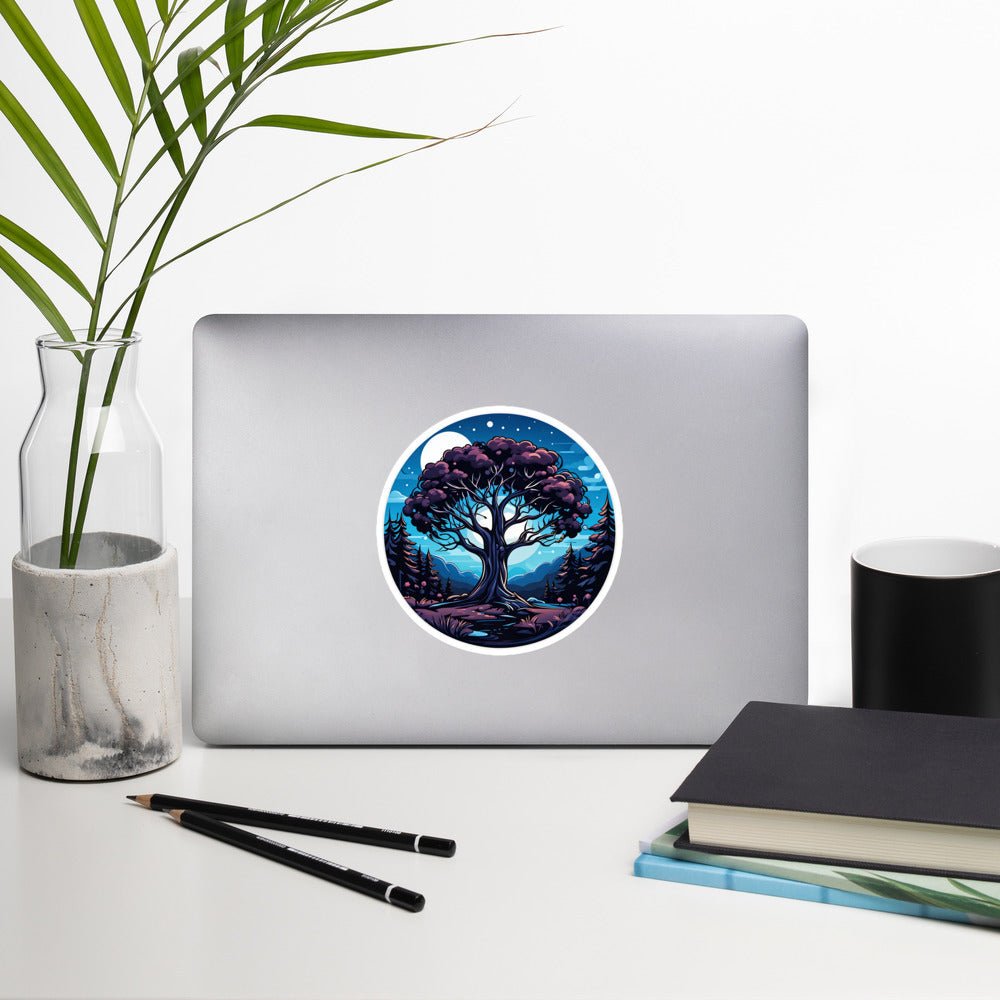 Night Tree Bubble - free Stickers - Stickers - Discovery Co.