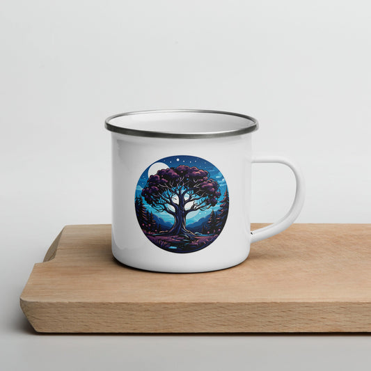 Night Tree Enamel Mug (12 oz) - Mugs - Discovery Co.