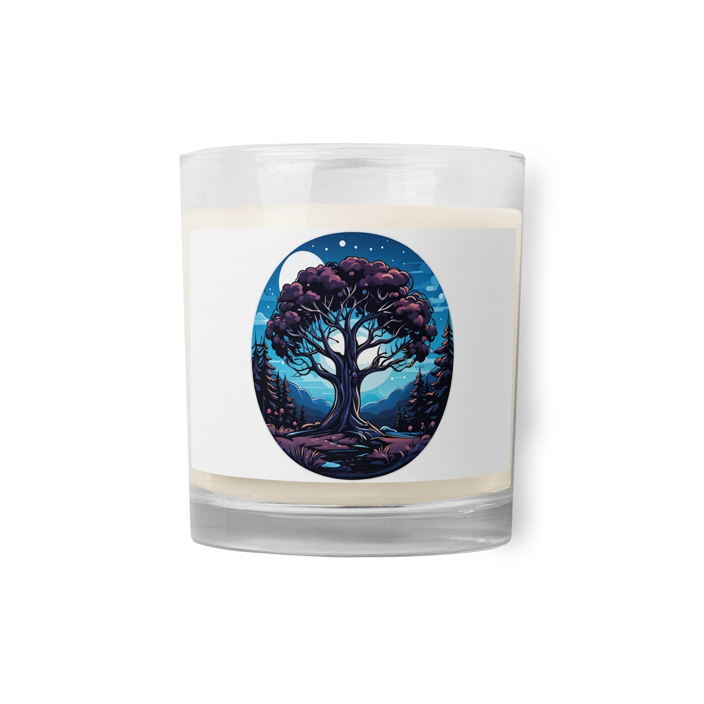 Night Tree Glass Jar Soy Wax Candle - Candles - Discovery Co.