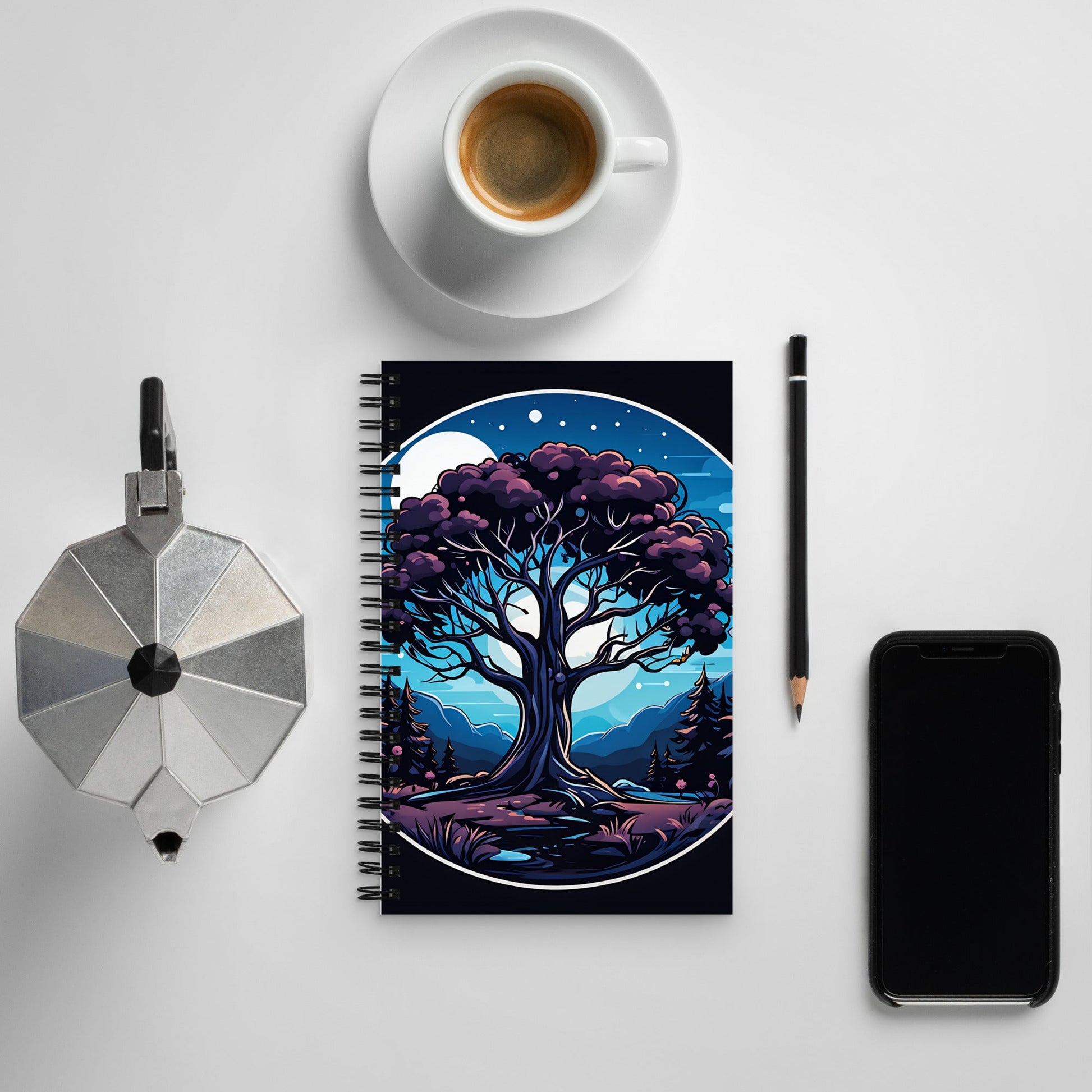 Night Tree Spiral Notebook - Spiral Notebooks - Discovery Co.