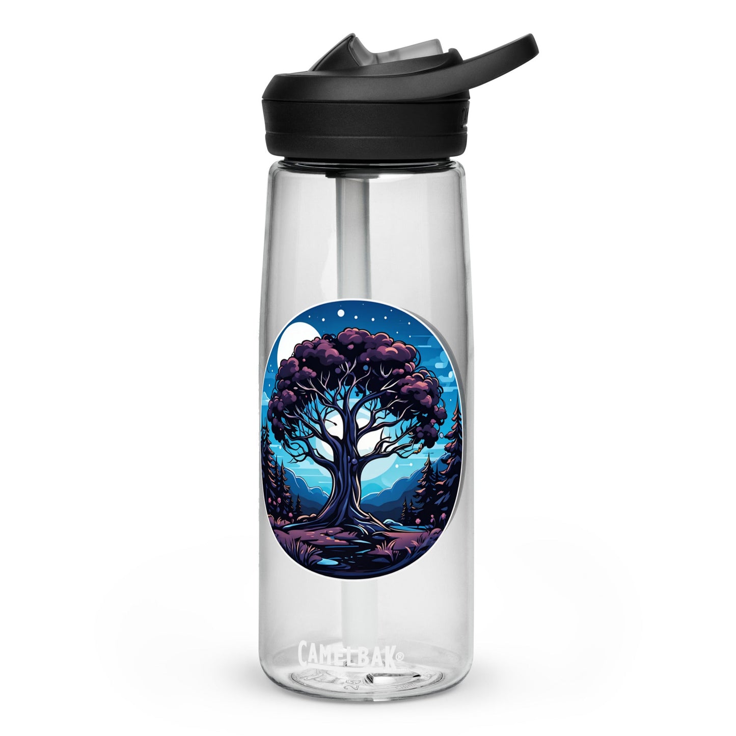 Night Tree Sports Water Bottle - Sports Water Bottle - Discovery Co.