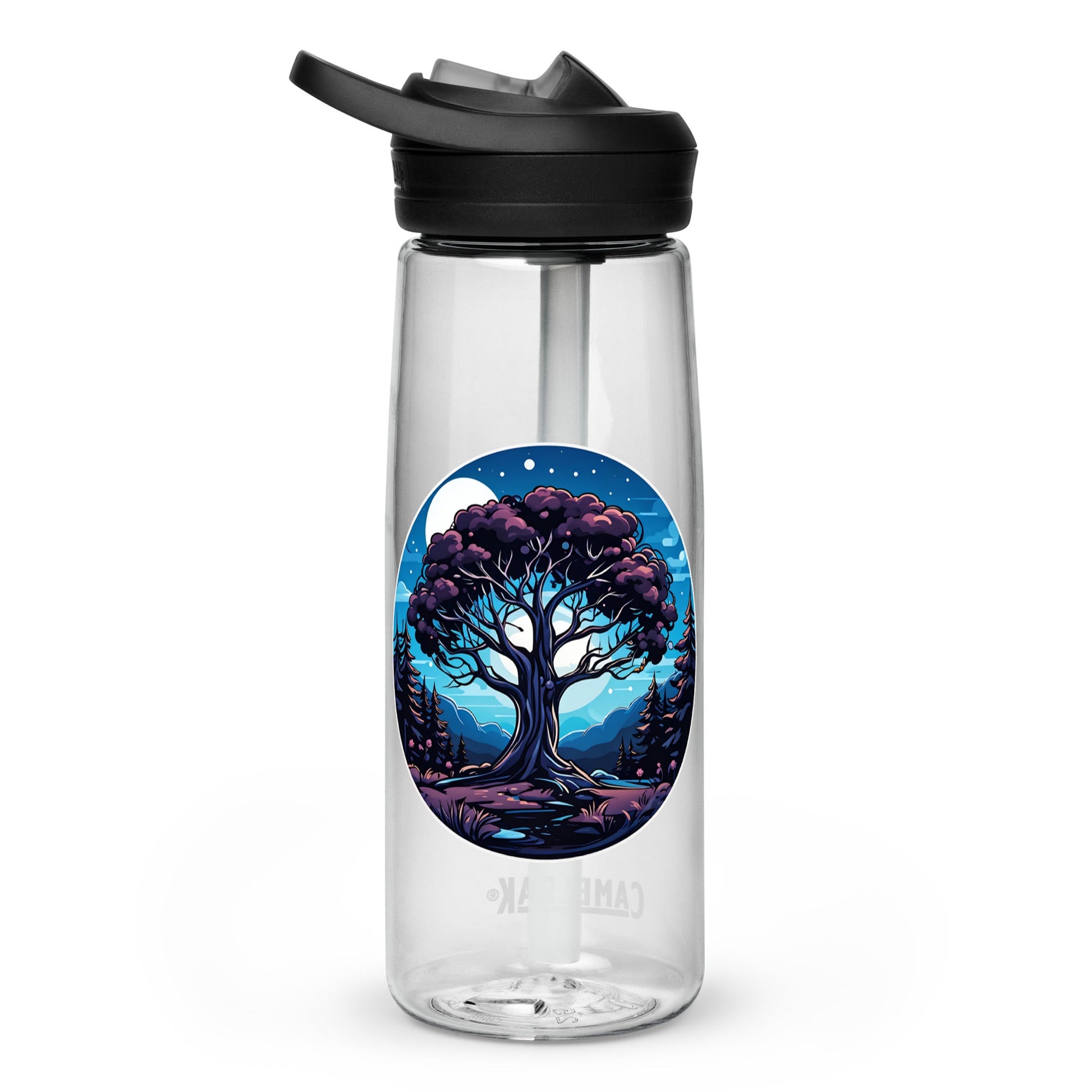 Night Tree Sports Water Bottle - Sports Water Bottle - Discovery Co.